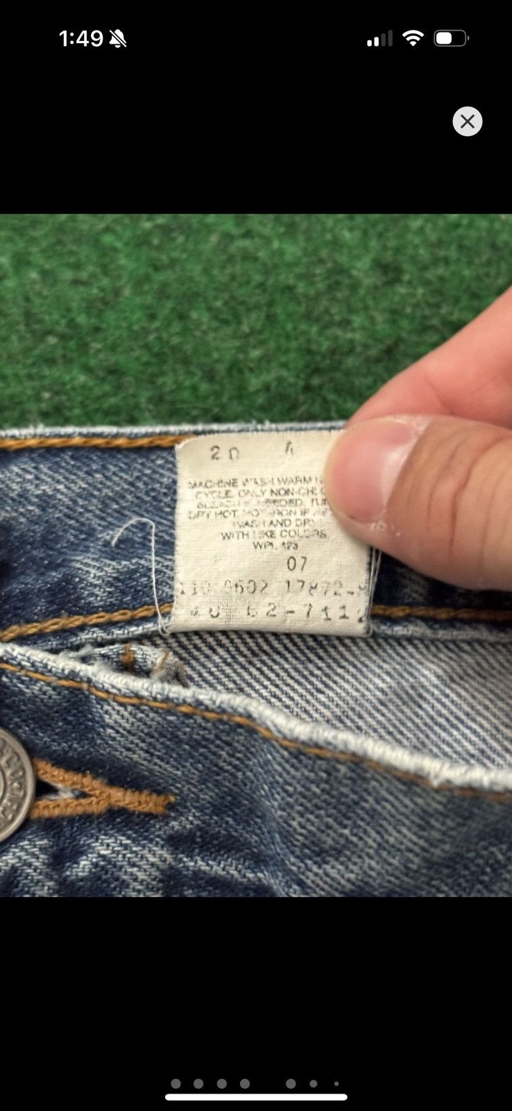 Levi's Vintage Clothing Vintage Y2K Levi’s Relaxed Baggy Skater Light Wash Jeans Size US 36 / EU 52 - 6 Thumbnail