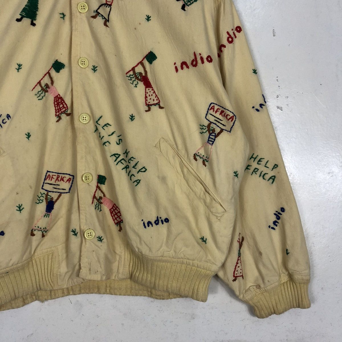 Japanese Brand × Other Indio Embroidered Bombers Jacket Size US M / EU 48-50 / 2 - 4 Thumbnail