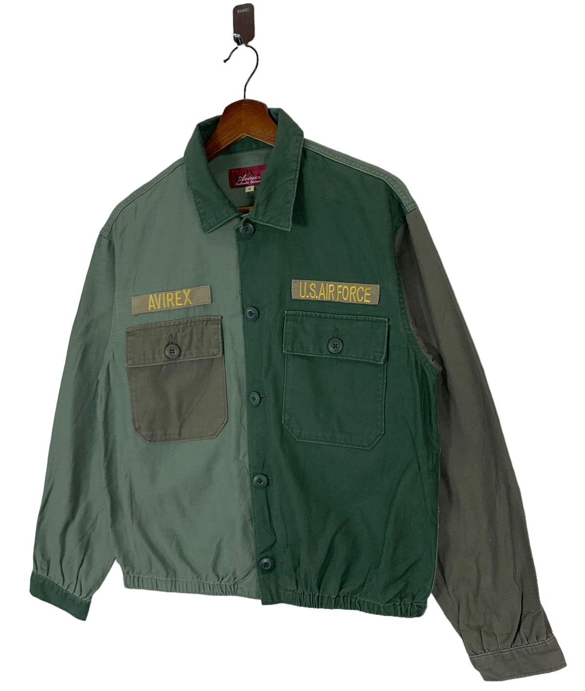 Avirex Vintage Avirex USA Patch Work Army Military Button Shirts Size US M / EU 48-50 / 2 - 2 Thumbnail