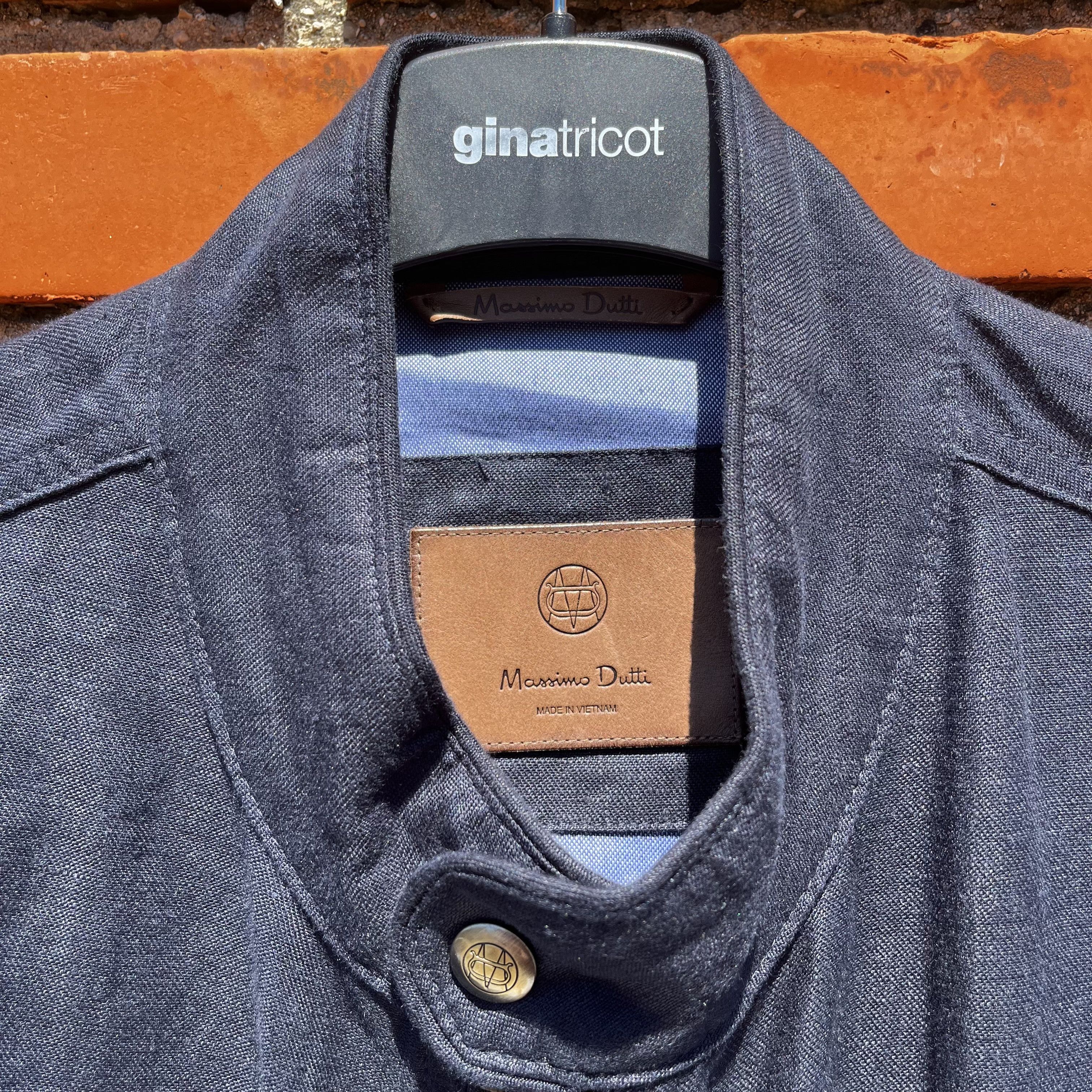 Massimo Dutti Linen Bomber 3476/101/401 Size US M / EU 48-50 / 2 - 1 Thumbnail