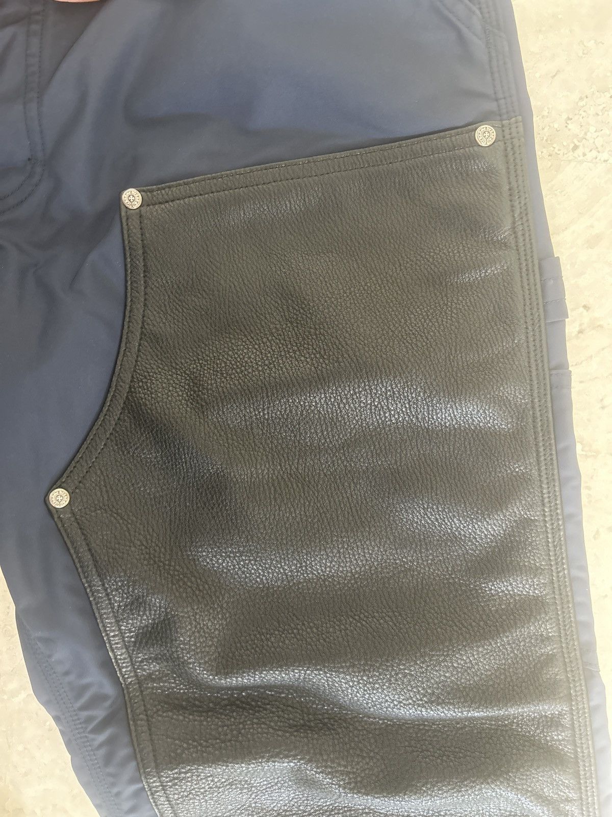 Chrome Hearts Chrome Hearts Blue Carpenters with Yellow Patch and Leather Size US 34 / EU 50 - 13 Thumbnail