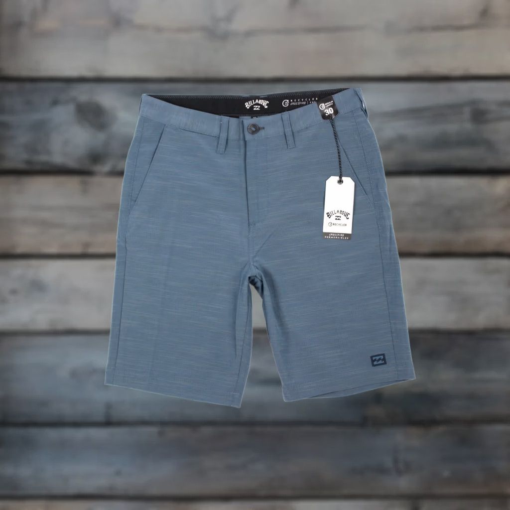 Billabong Billabong Men's Crossfire Slub Shorts 30 x 10" Hybrid Submersibles Slate Blue Shirt Size US 30 / EU 46 - 1 Thumbnail