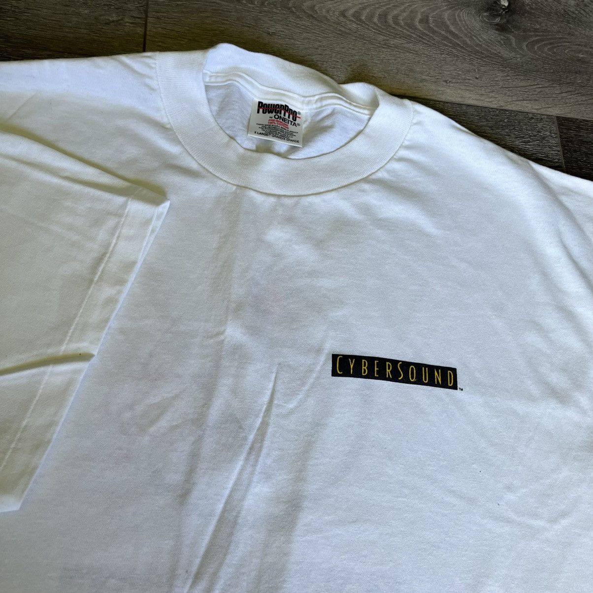 Japanese Brand × Microsoft × Vintage Vintage 1990s SEGA Saturn Cybersound Music Graphic Logo Tee Size US XL / EU 56 / 4 - 5 Thumbnail