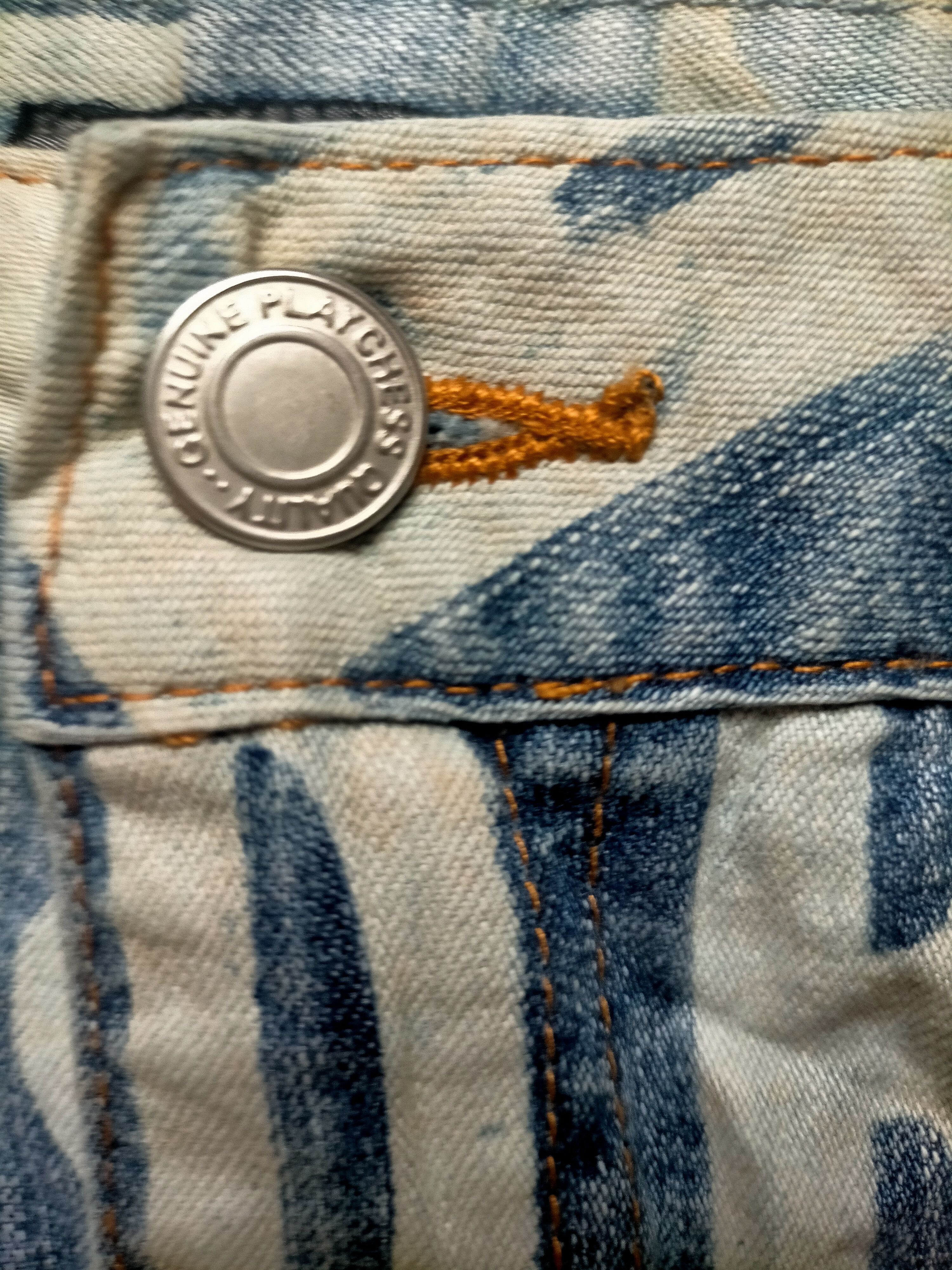 Hysteric Glamour Flare Jeans Jouer Aux Echecs OverPrint Button Boot cut Size US 34 / EU 50 - 22 Thumbnail