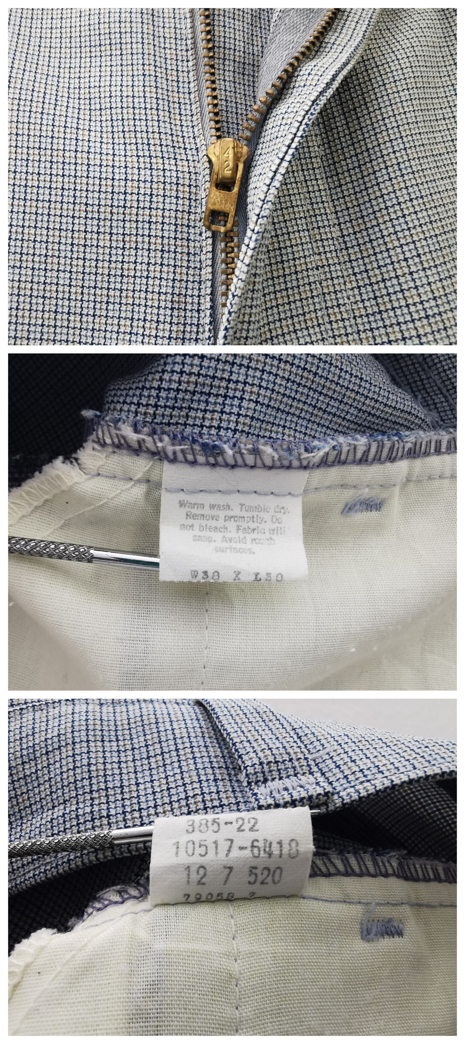 Levi's Vintage 90s Levis Sta Prest Trouser Pants Size 38/30x30 Size US 38 / EU 54 - 9 Thumbnail