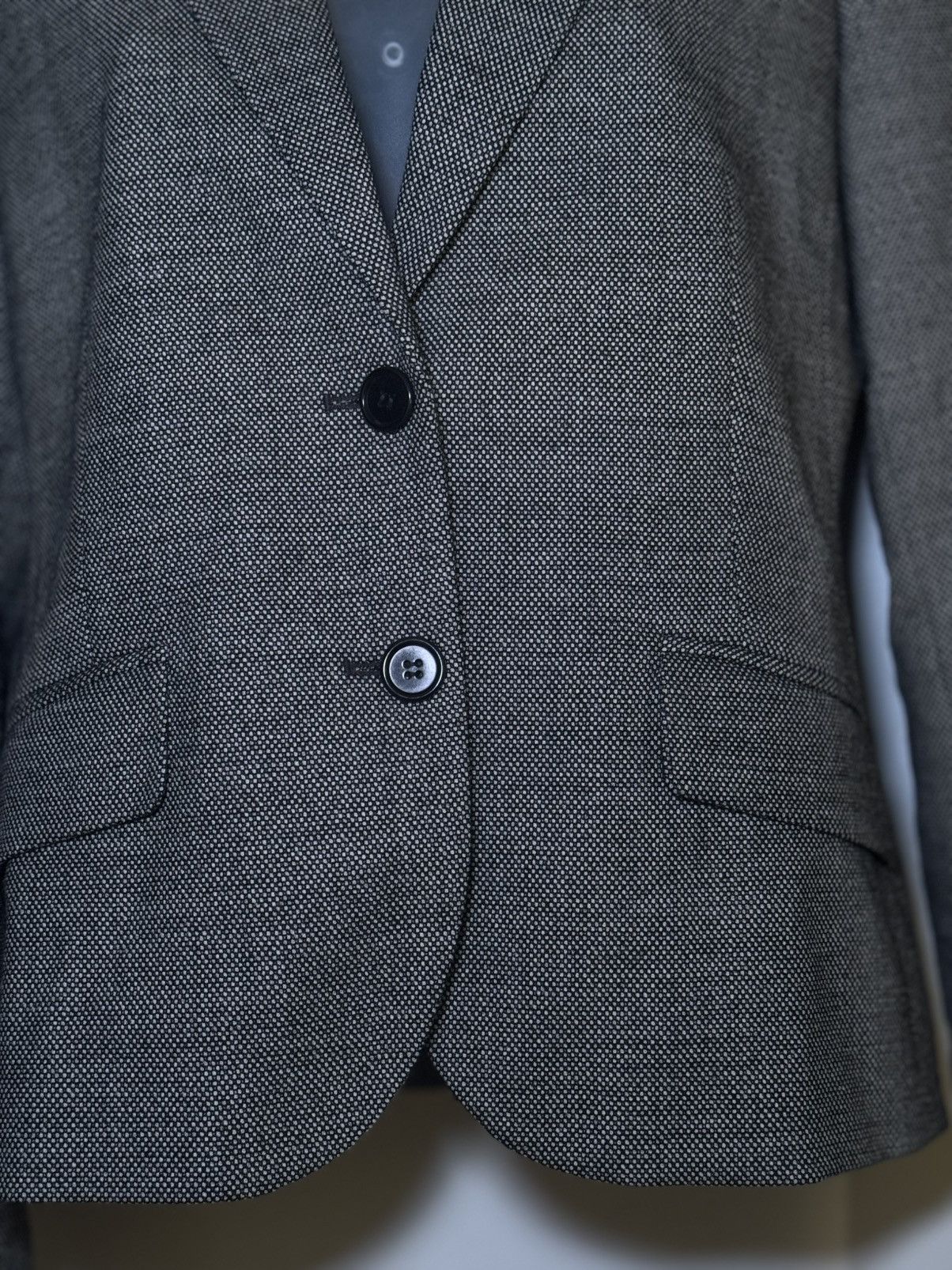 Theory Theory Gray Two-Button Tailored Blazer Size M / US 6-8 / IT 42-44 - 5 Thumbnail