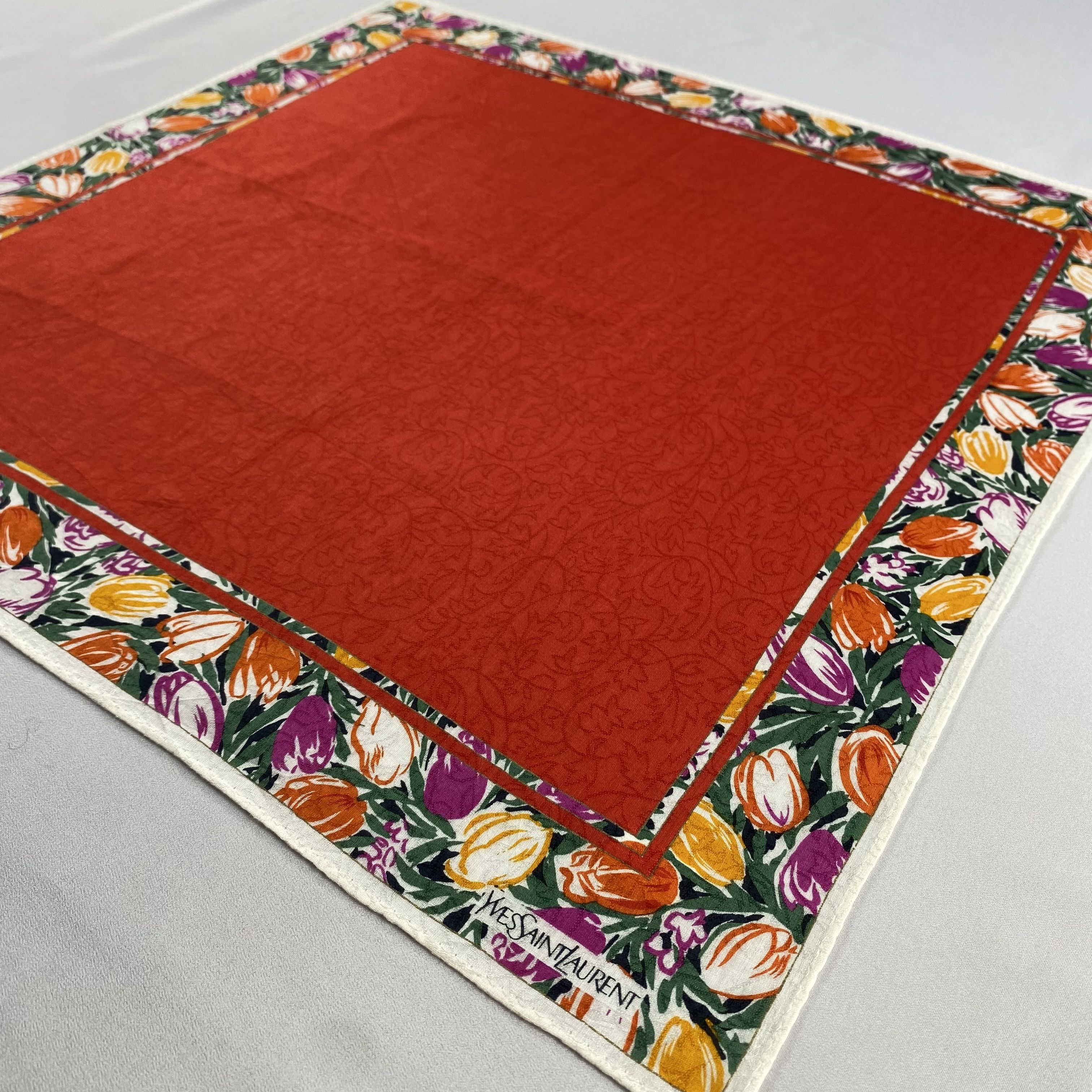 Vintage Yves Saint Laurent Bandana/ Handkerchief / Neckerchief-P1786 Size ONE SIZE - 2 Thumbnail