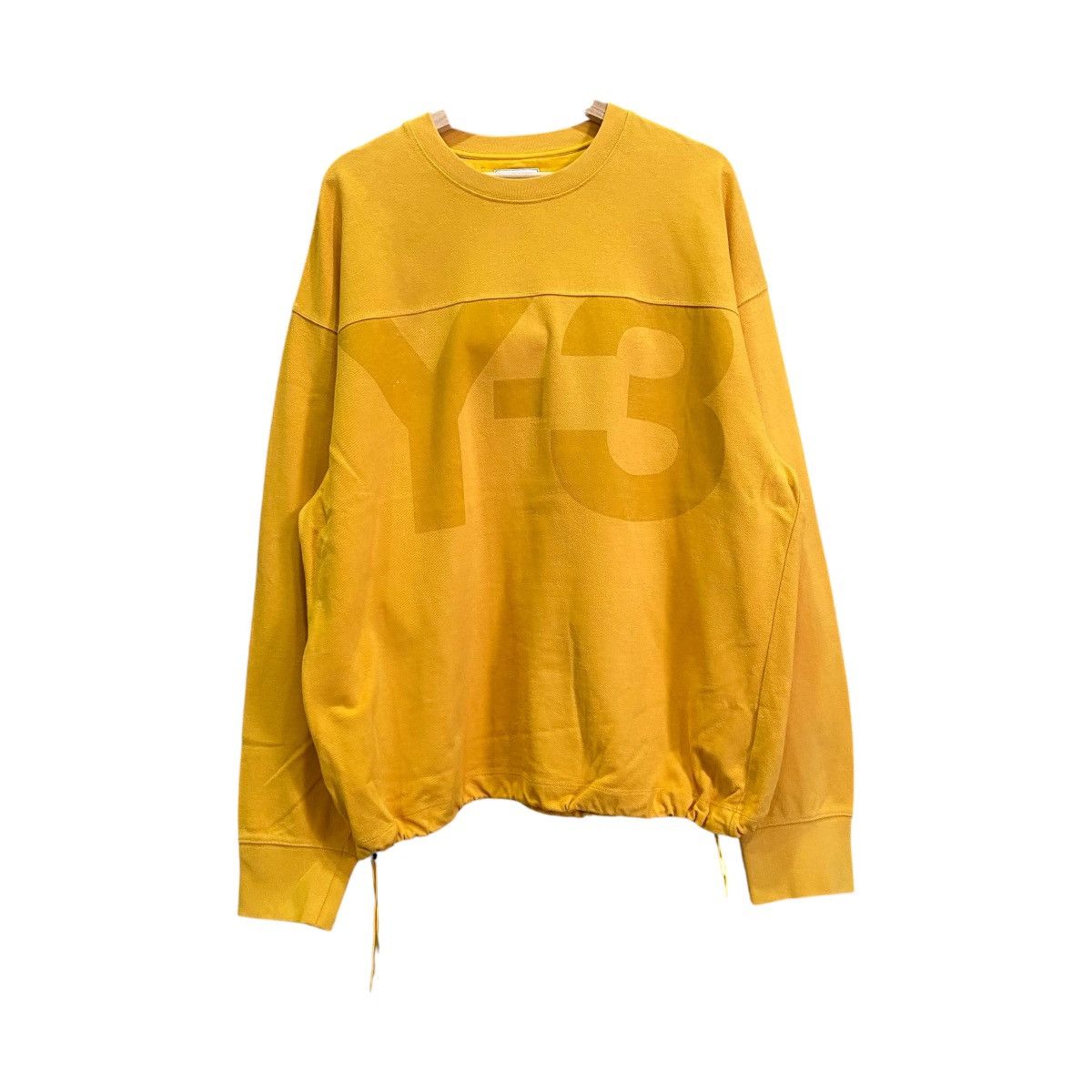 Adidas × Y-3 Adidas Y-3 Yohji Yamamoto Big Logo Drawstring Sweatshirt Size US L / EU 52-54 / 3 - 1 Thumbnail