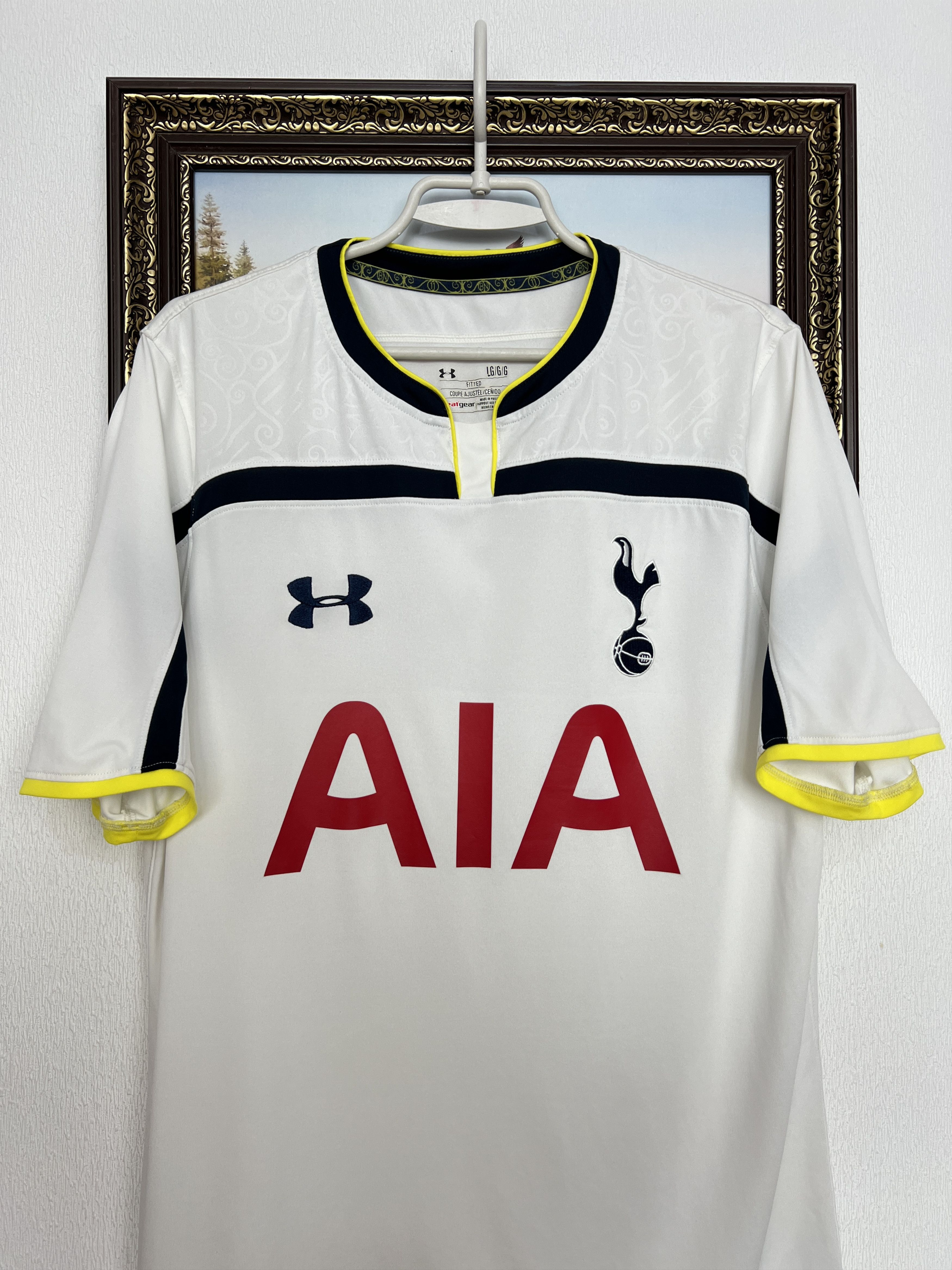 Under Armour Tottenham Hotspur football shirt 2014 Soccer Jersey Trikot Size US L / EU 52-54 / 3 - 2 Thumbnail