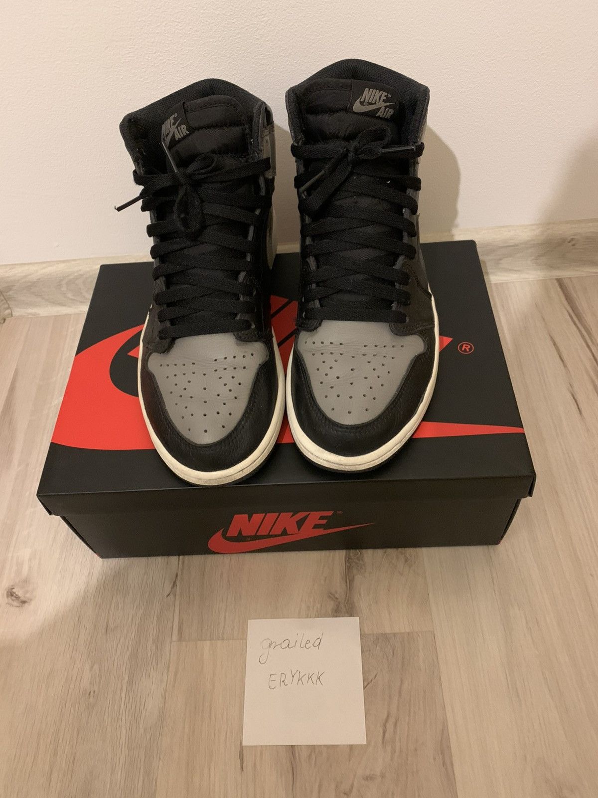 Jordan Brand Nike Air Jordan 1 Retro High Shadow OG Size US 8.5 / EU 41-42 - 2 Thumbnail