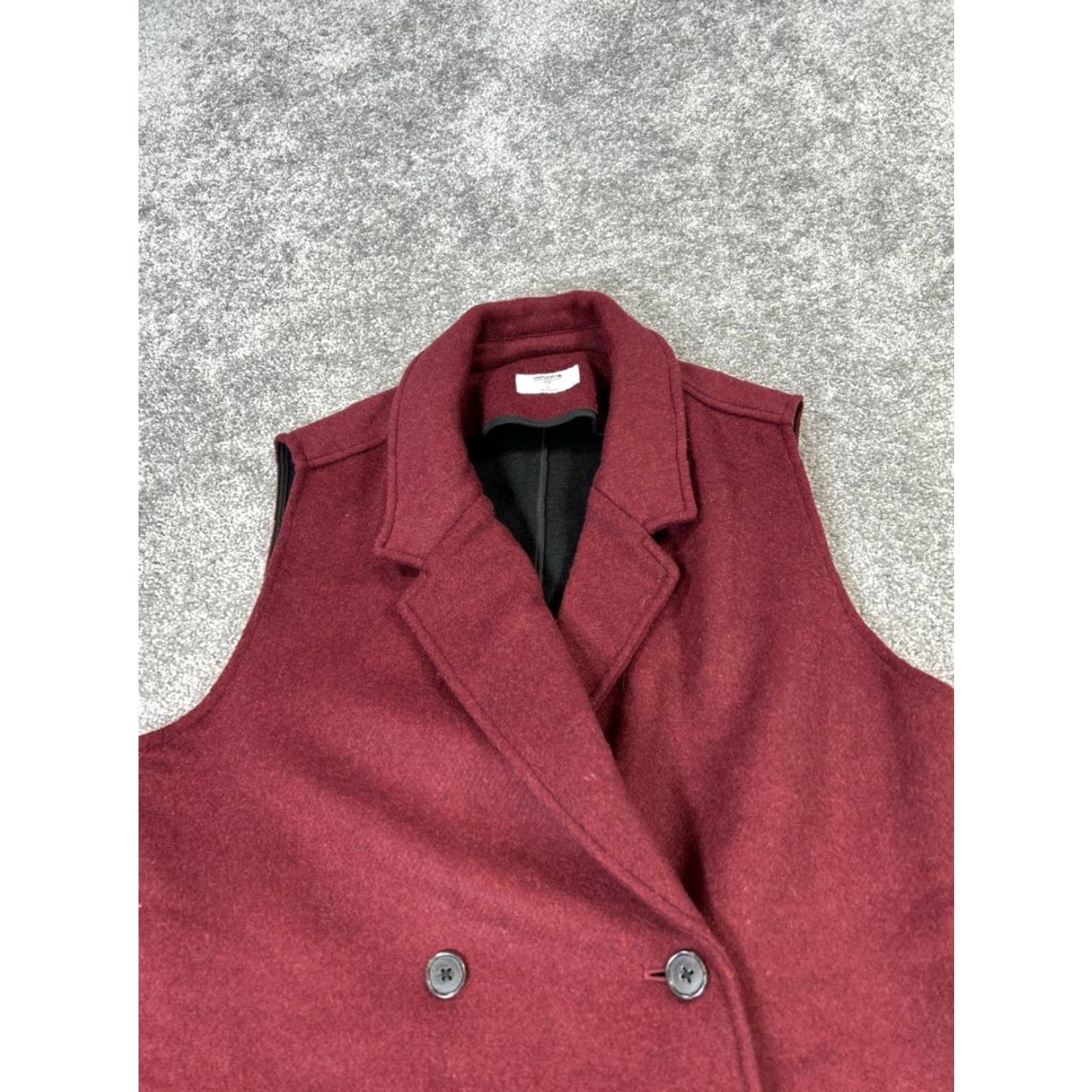 UNTUCKit UNTUCKit Coat Womens Large Red Wool Blend New Coat Wool Long Size L / US 10 / IT 46 - 2 Thumbnail