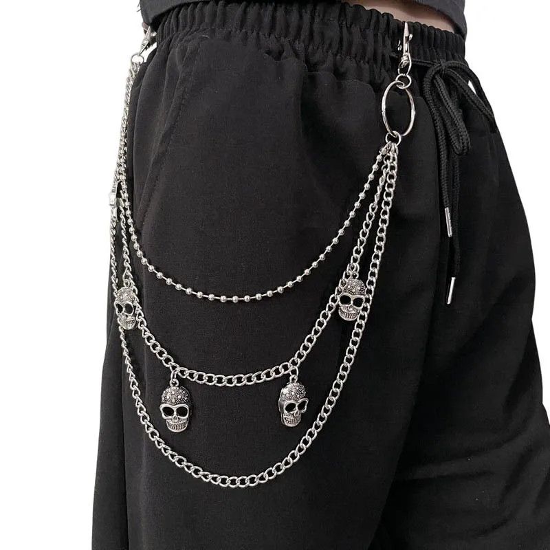 Vintage Vintage Skull Pants Waist Chain Size ONE SIZE - 1 Thumbnail