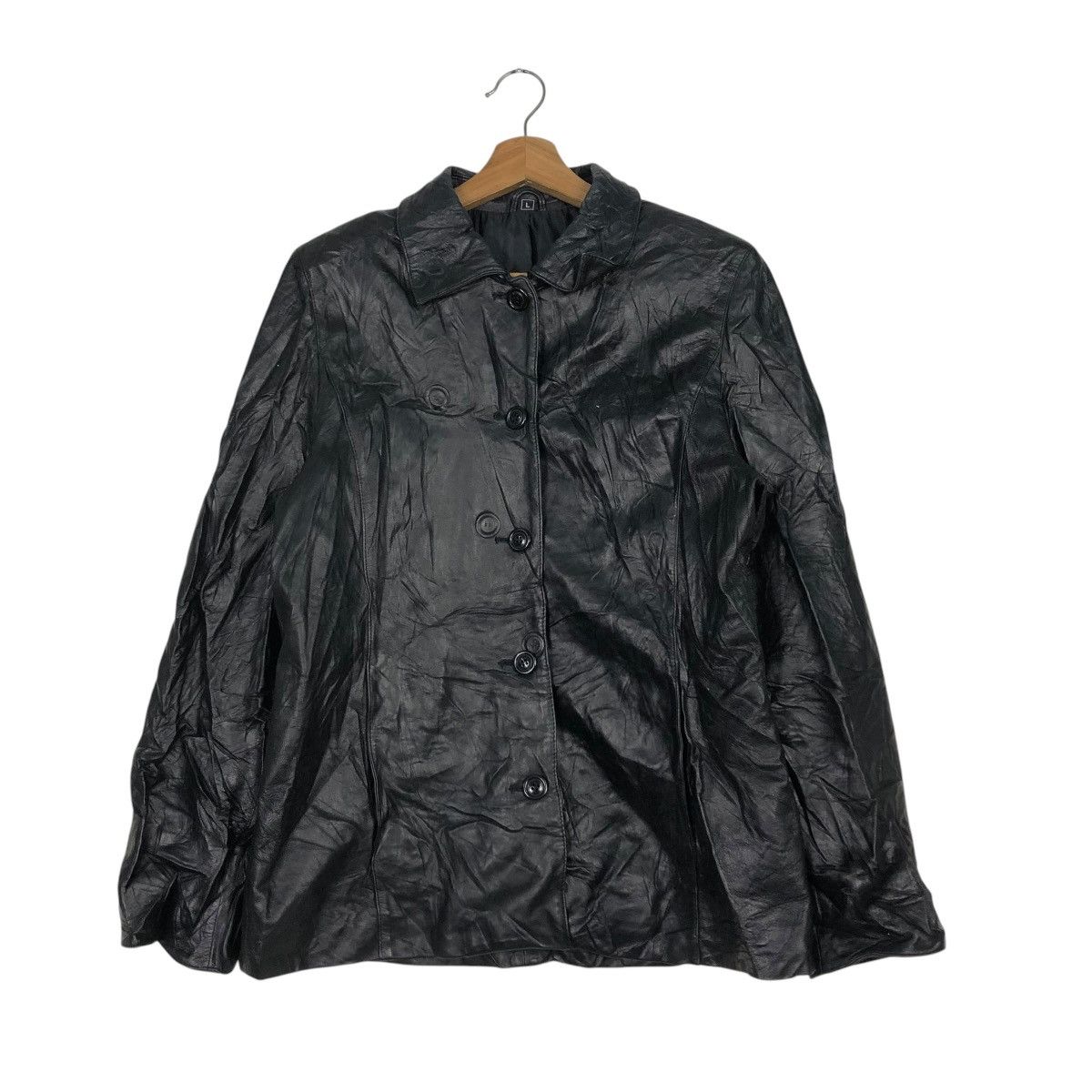 Japanese Brand 🔥VINTAGE LEATHER JACKET BIKER JUBIEN TOKYO FUR ISSEY MIYAKE Size US L / EU 52-54 / 3 - 3 Thumbnail