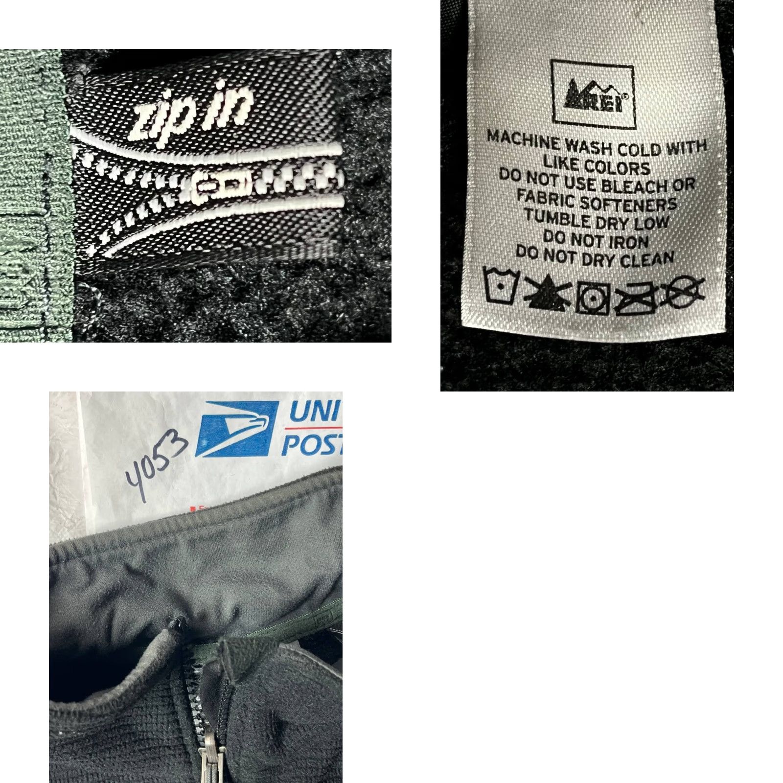 Vintage REI Adult Mens Large Polartec Full Zip Jacket Outdoor Hiking Camping Black Size US L / EU 52-54 / 3 - 8 Thumbnail