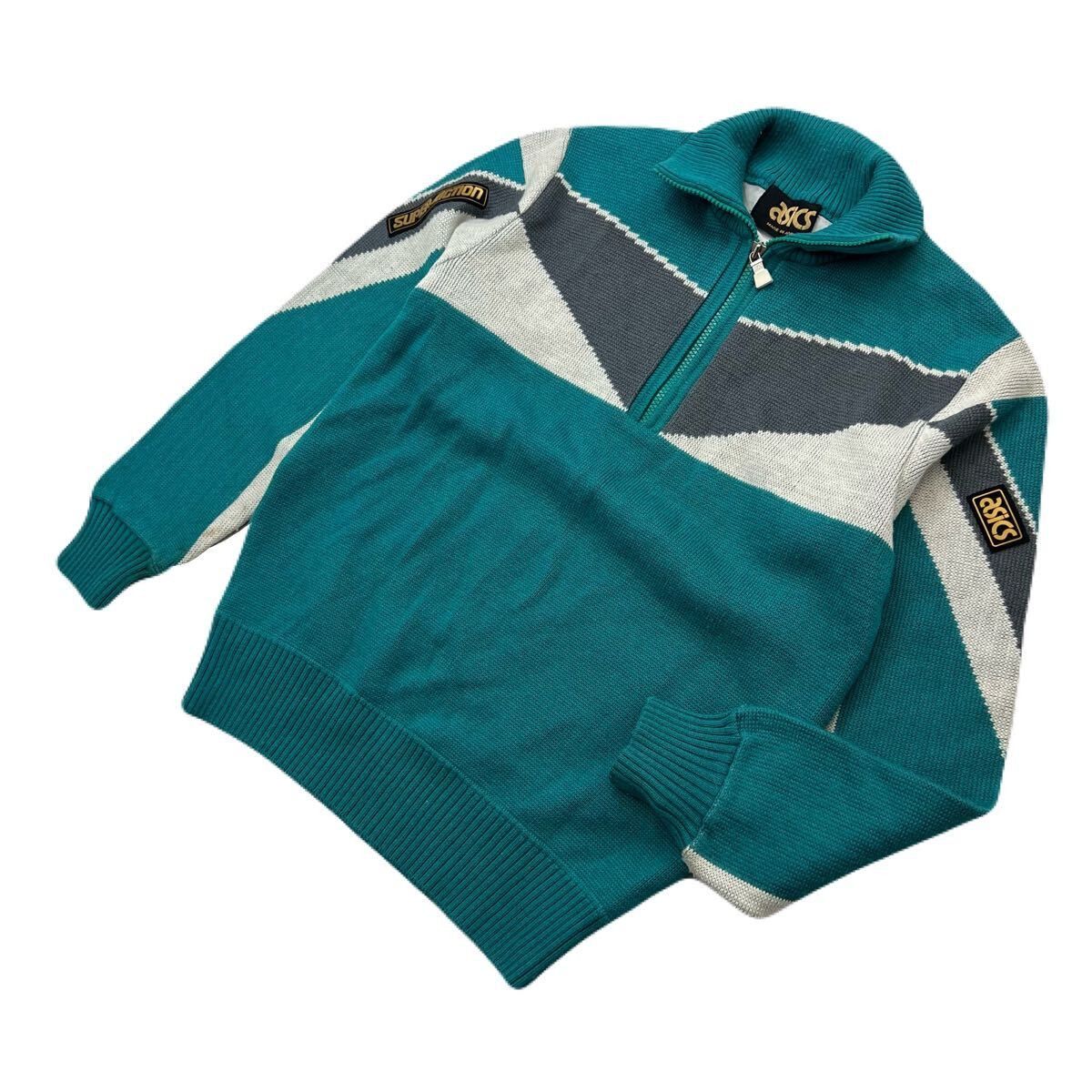 Asics Vintage Asics, Half-Zip Sweater, Made in Japan Size US M / EU 48-50 / 2 - 5 Thumbnail