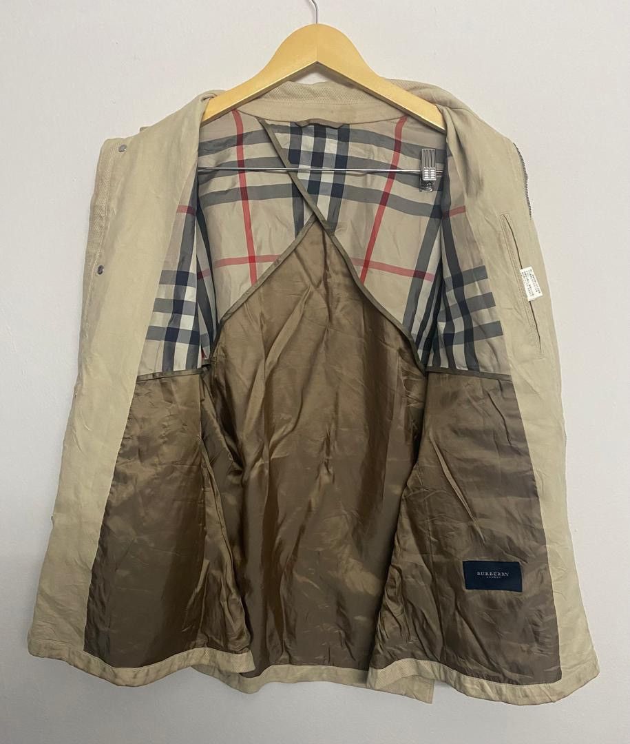 Burberry × Vintage Vintage Burberry Novacheck Synthetic Leather Jacket Size US S / EU 44-46 / 1 - 3 Thumbnail