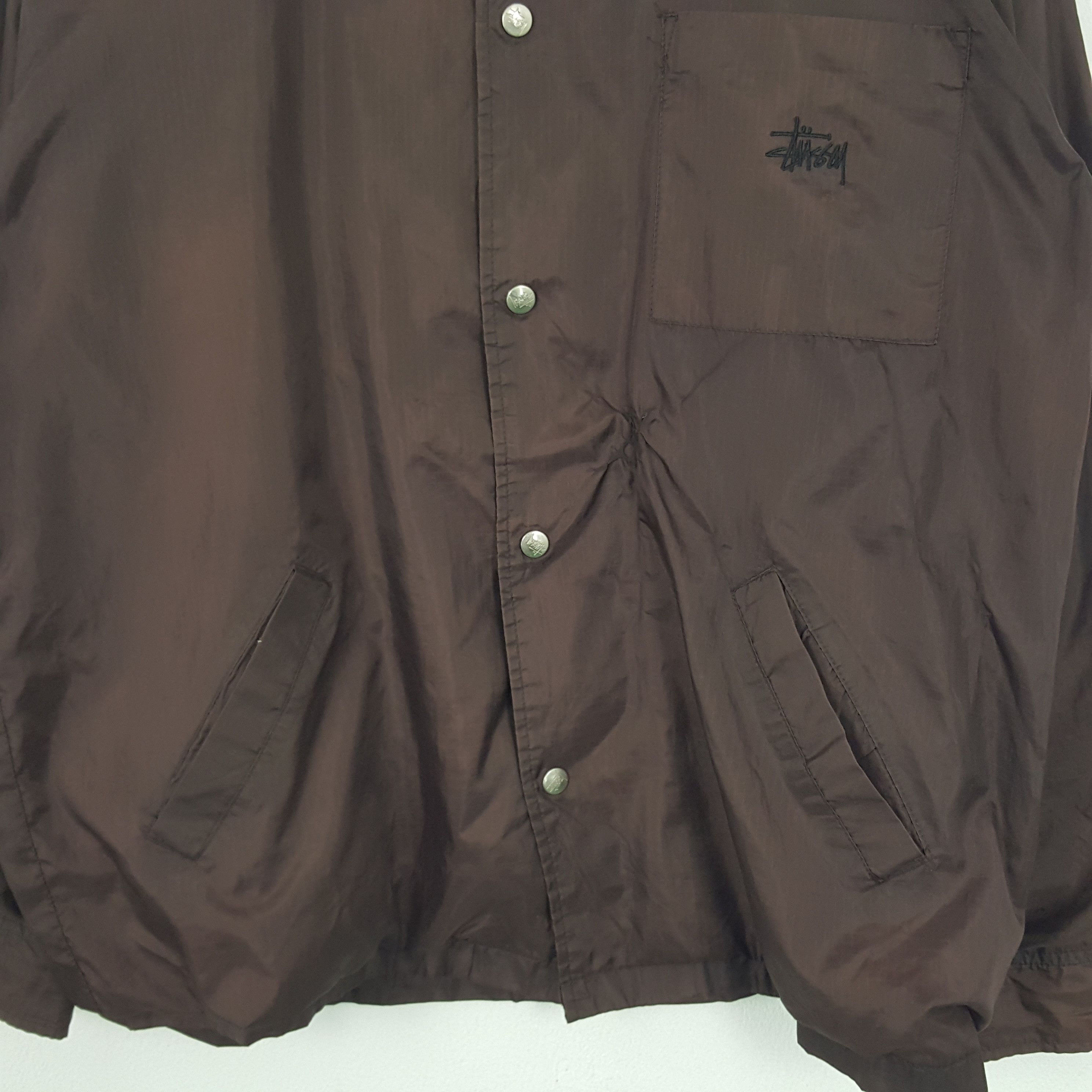 Stussy × Vintage Vintage Stussy Skateboard Style Windbreaker Jacket Size US XL / EU 56 / 4 - 4 Thumbnail