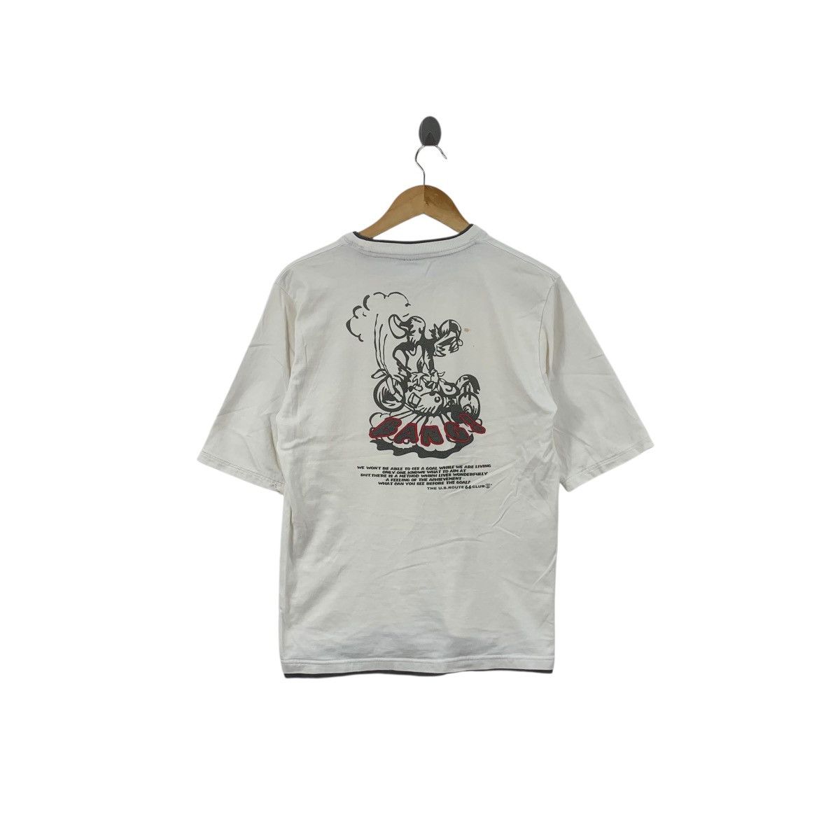 Vintage Vintage US ROUTE 66 CLUB Motorcycle Chopper Tee Shirt Top Size US L / EU 52-54 / 3 - 1 Thumbnail
