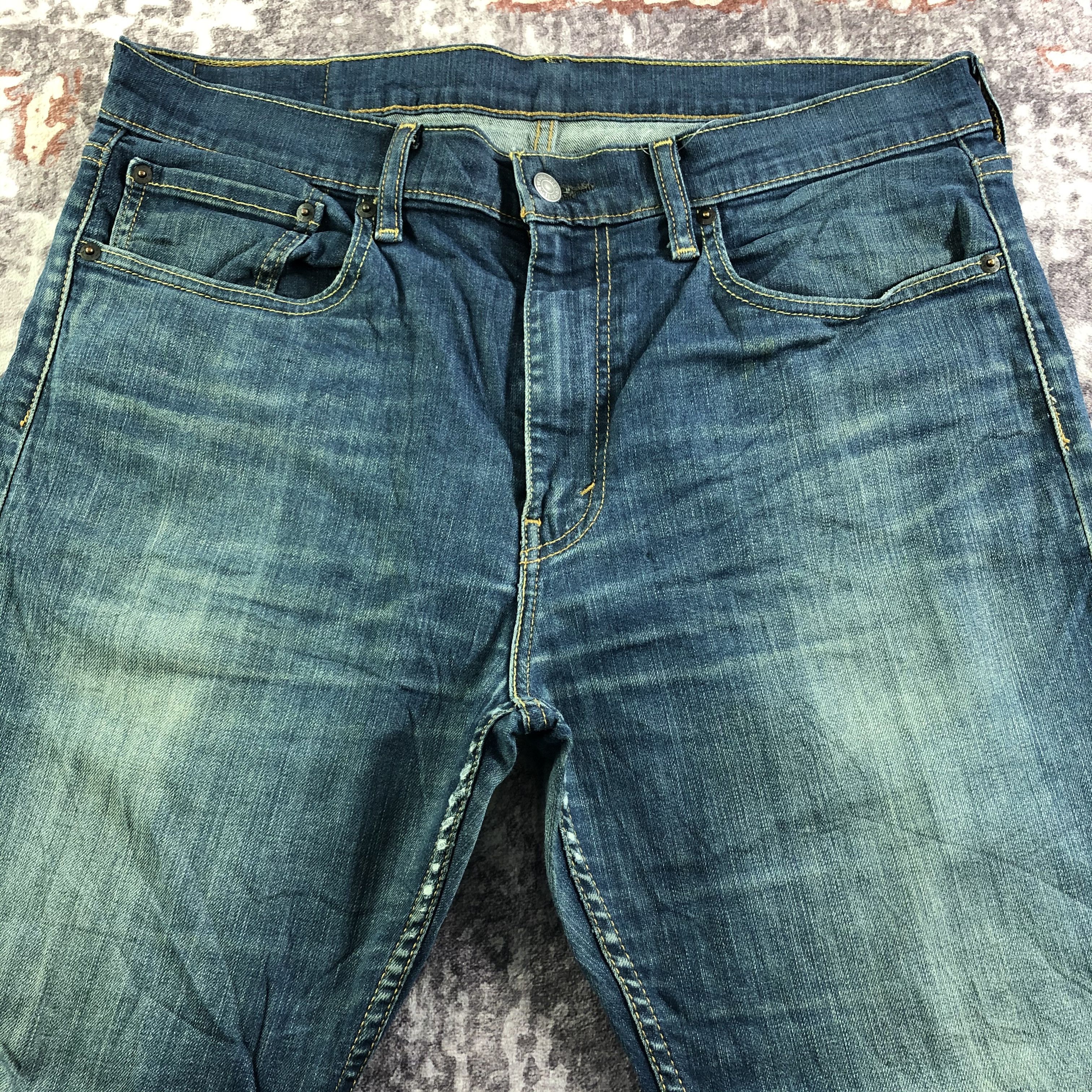 Levi's × Vintage Vintage Blue Wash Levis 502 Jeans-JM3514 Size 37" - 3 Thumbnail