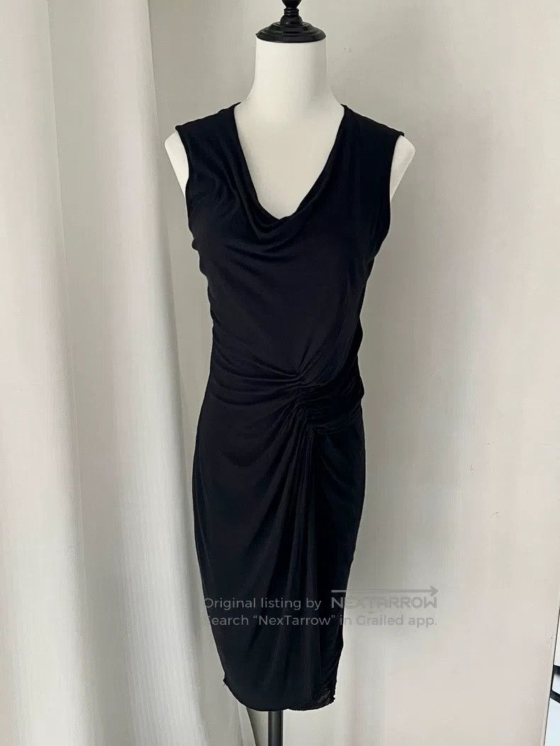 Helmut Lang Helmut Lang size P Elastic pleated bodycon dress Size XXS / US 00 / IT 34 - 4 Thumbnail