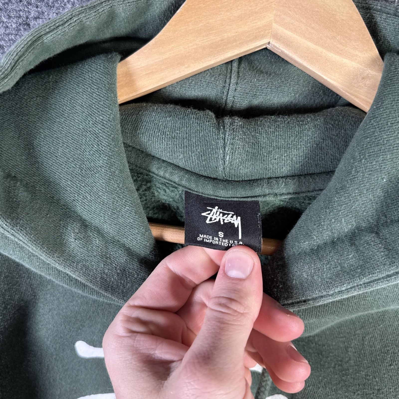 Stussy Vintage Stussy Hoodie Adult Small Y2K Faded Surf Skate Size US S / EU 44-46 / 1 - 4 Thumbnail