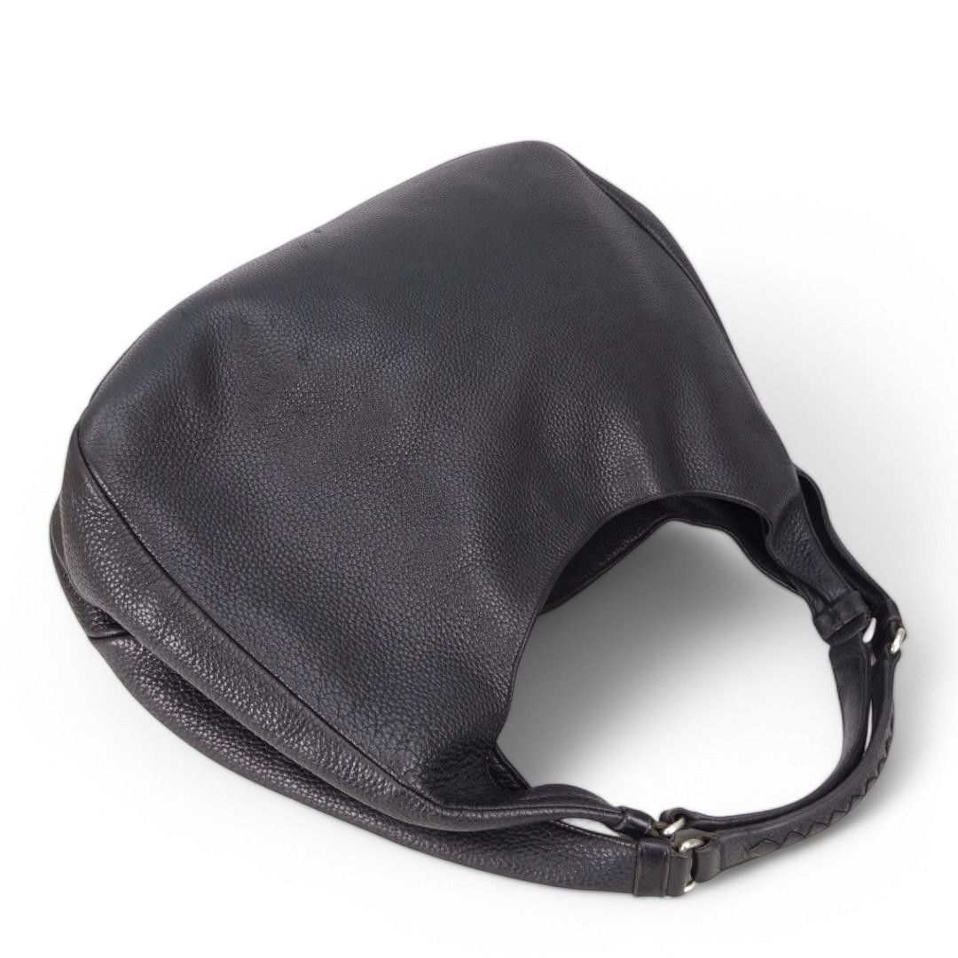 Bottega Veneta Bottega Veneta - Intrecciato Hobo Leather Shoulder Bag Size ONE SIZE - 3 Thumbnail
