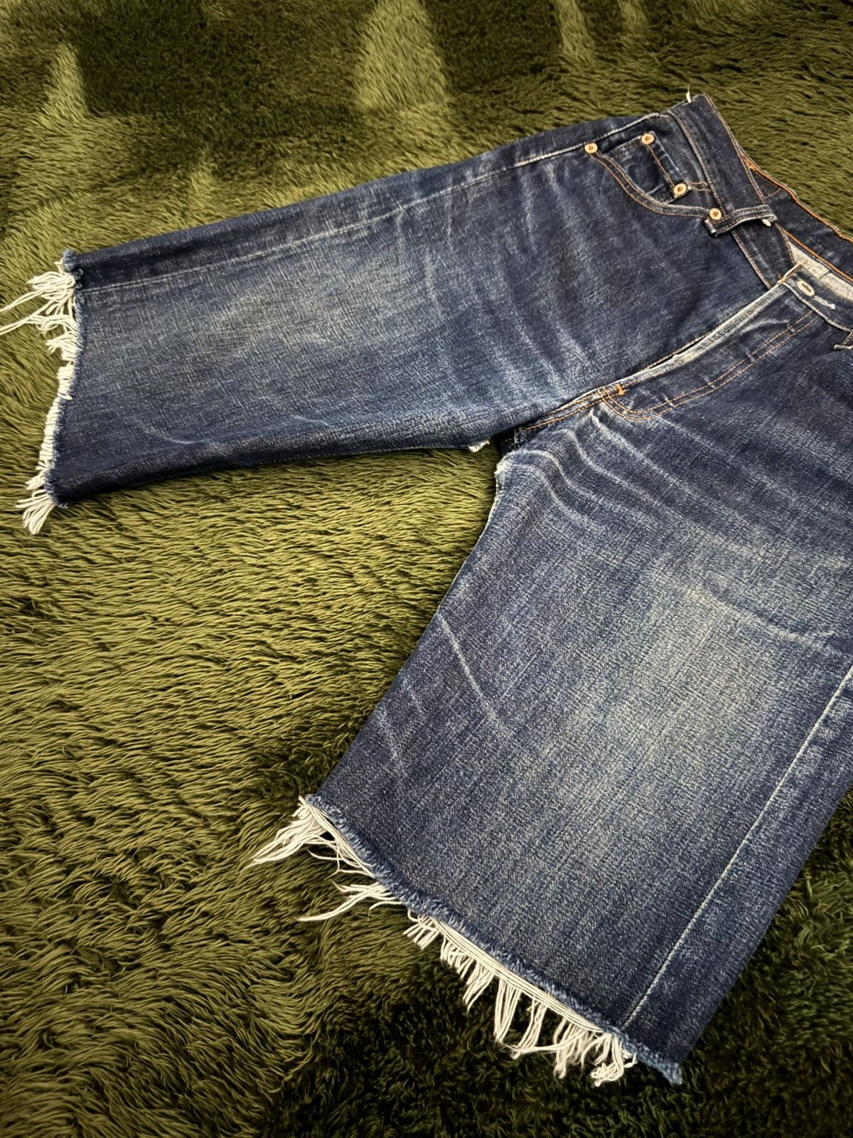 Levi's [W31] Levi’s 501XX Japan Release Cutoff Wash Denim Shorts Size US 31 - 5 Thumbnail