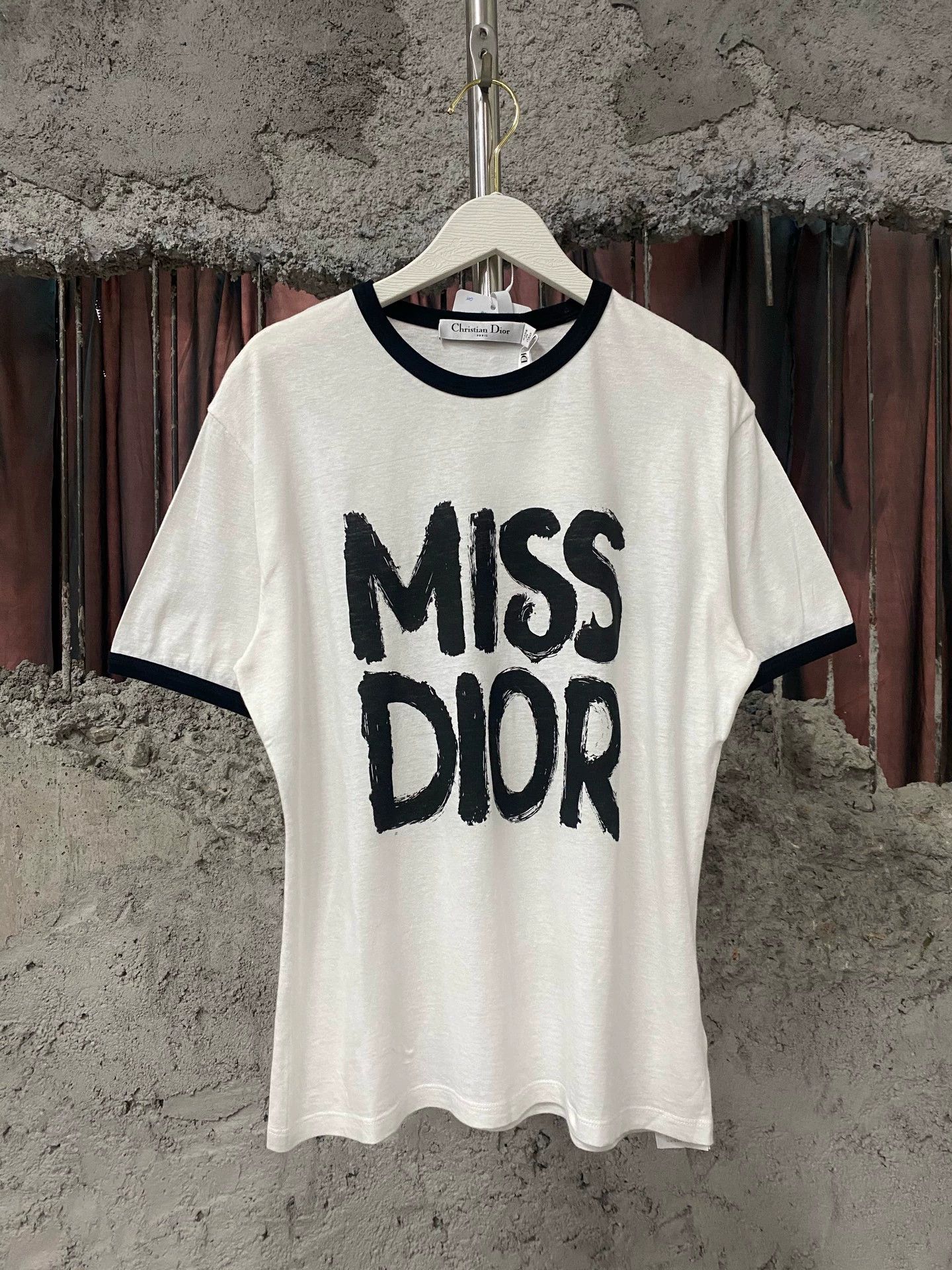 Dior Dior Black & White Short Sleeve T-shirt L Size L / US 10 / IT 46 - 1 Thumbnail