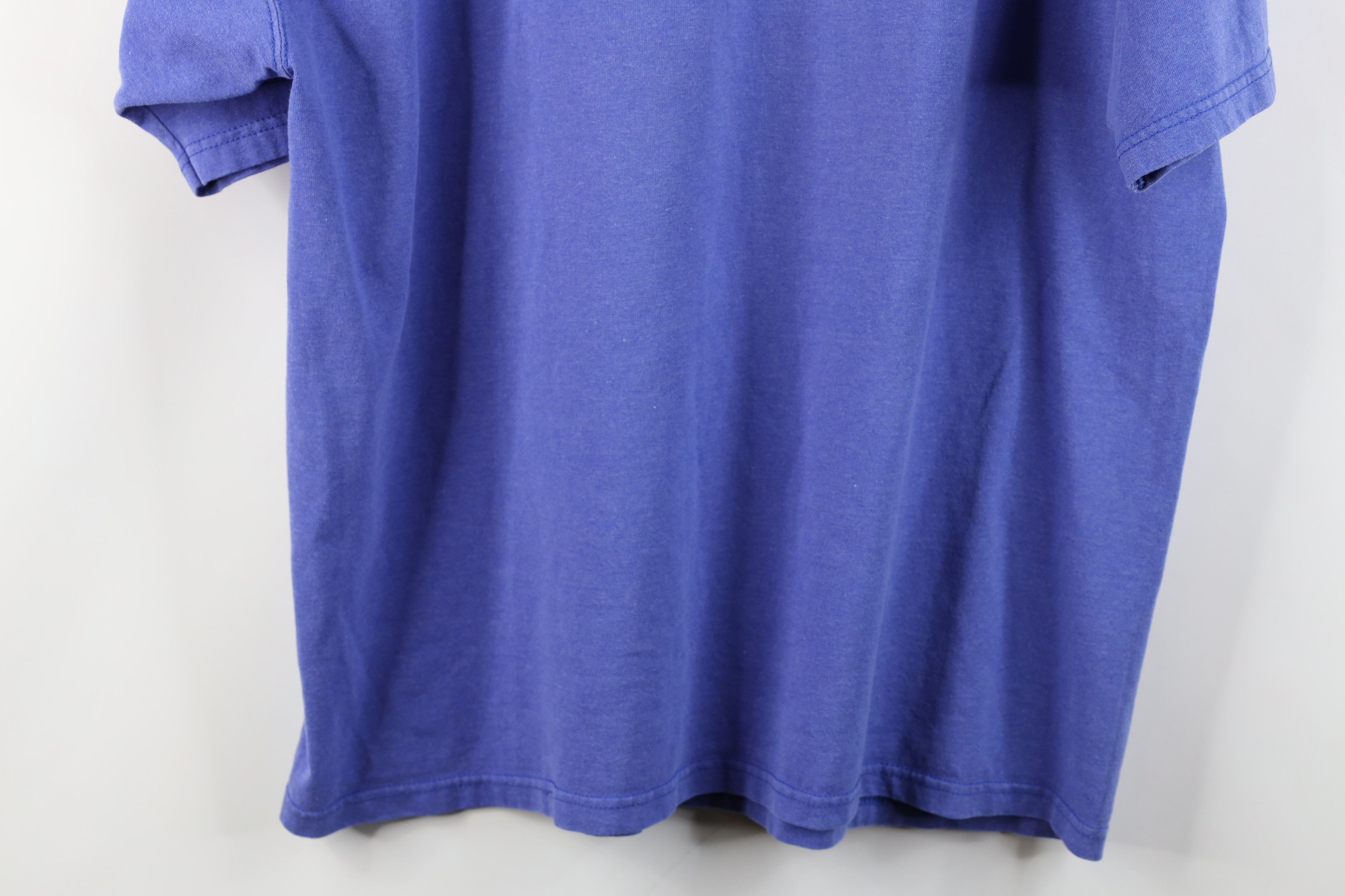 Champion Vintage 90s Champion Monochrome Heavyweight T-Shirt Blue Size US L / EU 52-54 / 3 - 12 Thumbnail