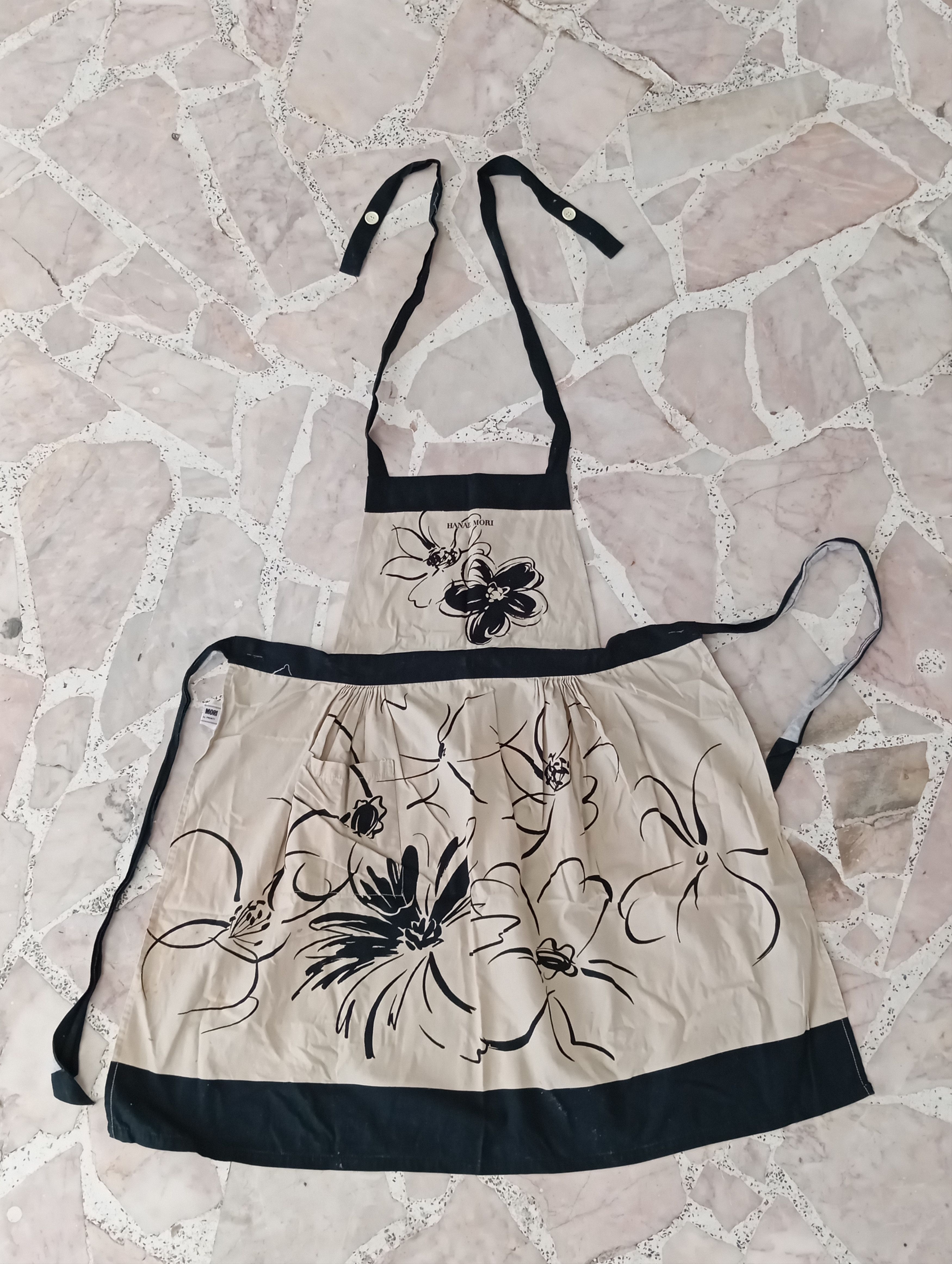 Hanae Mori × Japanese Brand Hanae Mori Cooking Apron rare Size M / US 6-8 / IT 42-44 - 2 Thumbnail