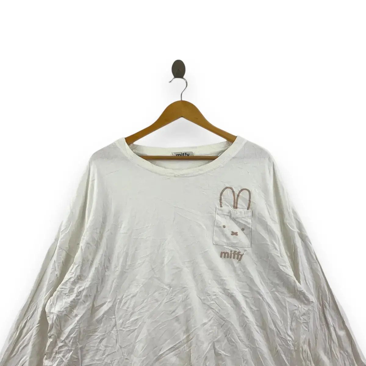 Vintage MIFFY NIJNTJE CARTOON Dick Bruna Little Rabbit Tee Shirt Size US XXL / EU 58 / 5 - 2 Thumbnail