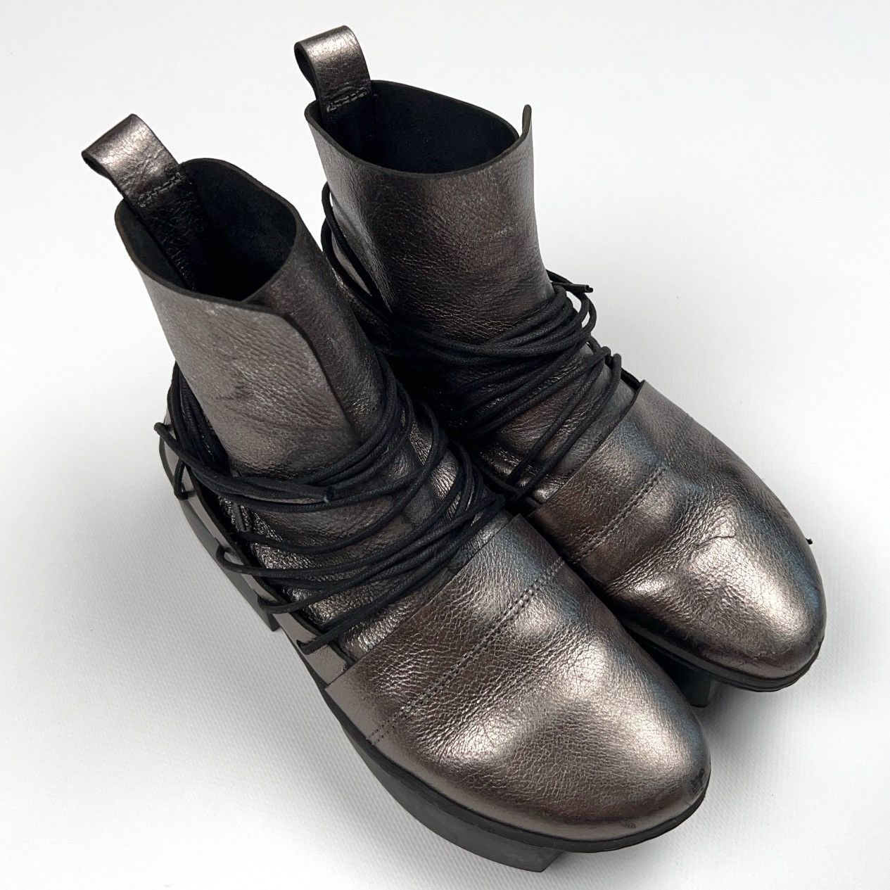 Trippen Trippen Platform Leather Shoes Geisha Happy Dream Avantgarde Size US 5 / IT 35 - 3 Thumbnail