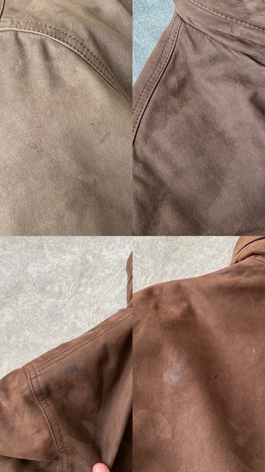 Yves Saint Laurent Vintage Yves Saint Laurent Leather Hunting Suede Jacket Size US XL / EU 56 / 4 - 18 Thumbnail