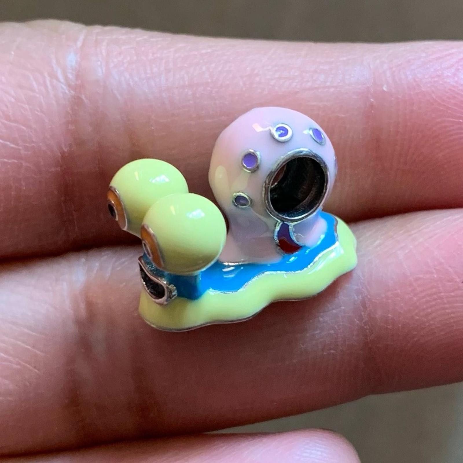 Designer NWOT Gary the Snail from SpongeBob SquarePants Charm Silver Size ONE SIZE - 7 Thumbnail