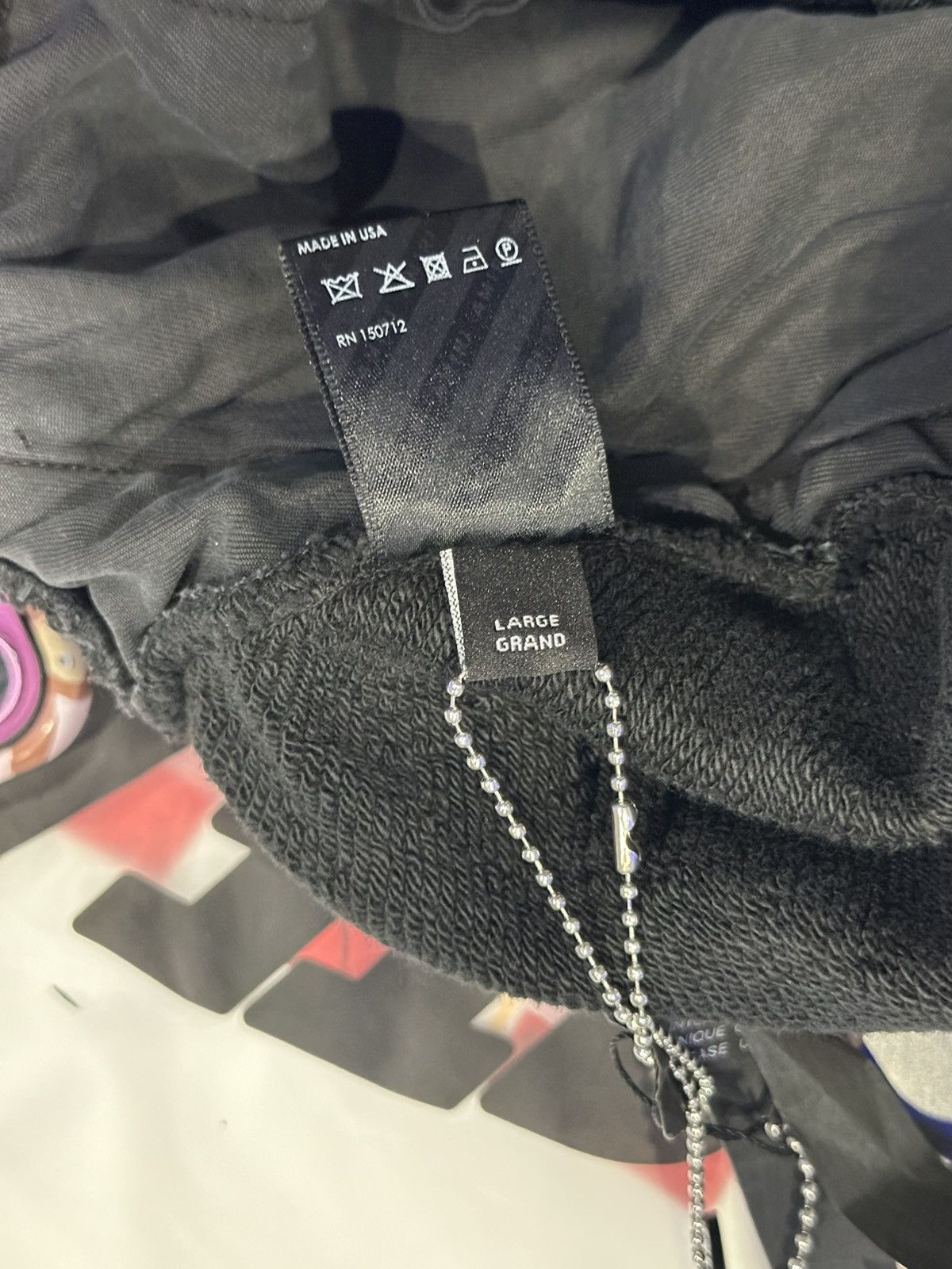 Amiri Amiri “Track” Black sweat shorts Large Size US 36 / EU 52 - 3 Thumbnail