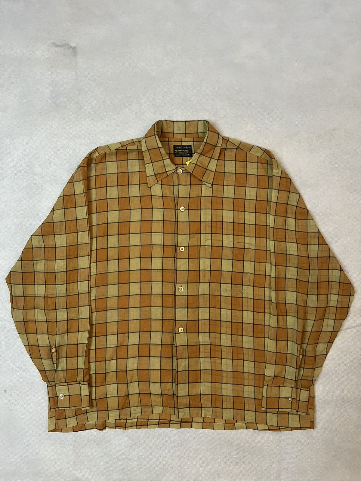 Sears 60's Vintage Sears Perma Prest Button Up Size US XL / EU 56 / 4 - 1 Thumbnail
