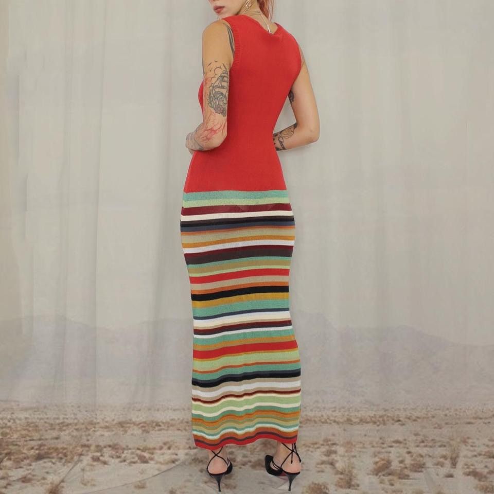 Missoni × Vintage 🌈MISSONI MAXI DRESS🌈 Size M / US 6-8 / IT 42-44 - 3 Thumbnail
