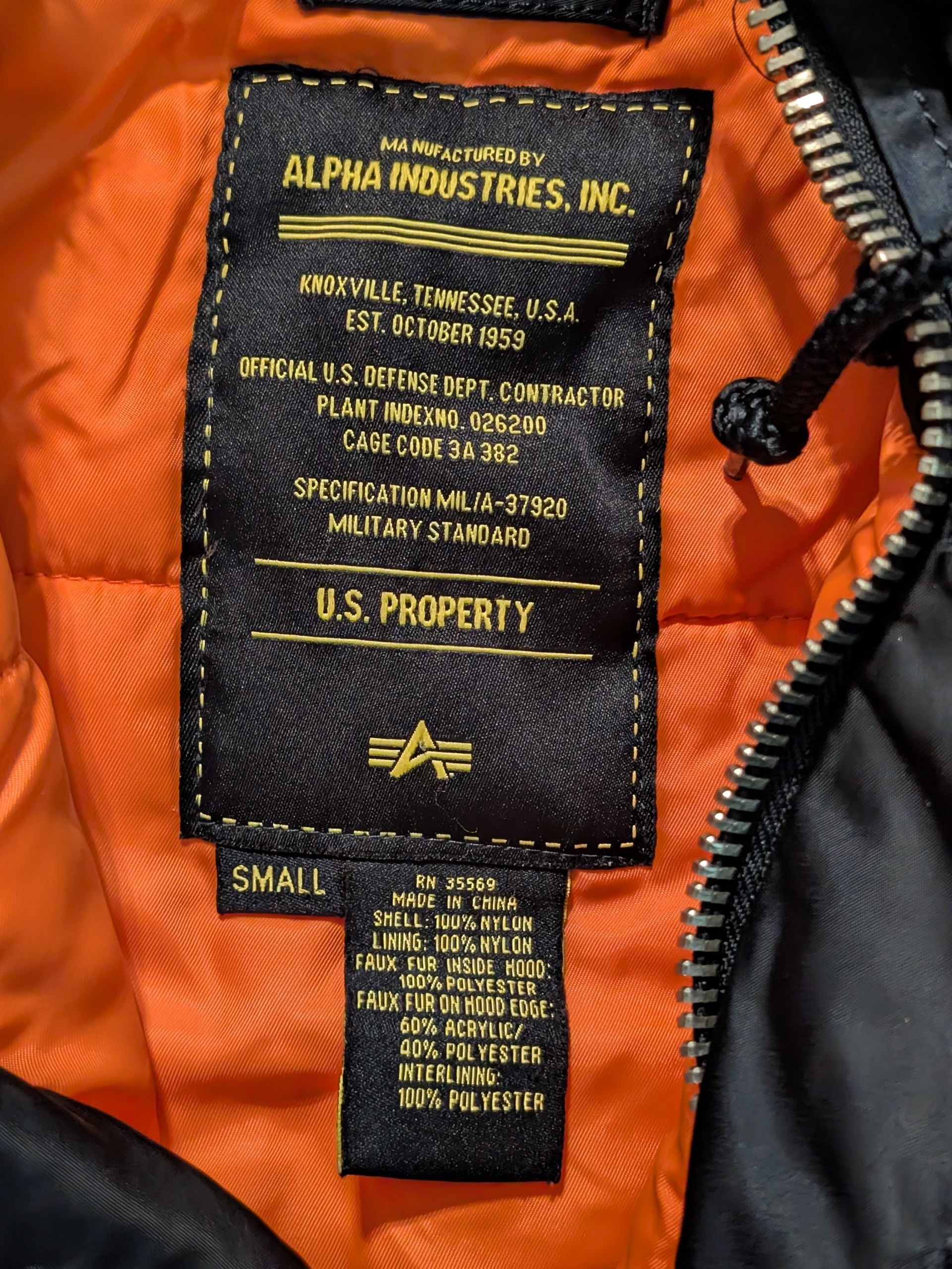 Alpha Industries Alpha Industries N3B Winter Navy Parka - Size S Size US S / EU 44-46 / 1 - 5 Thumbnail