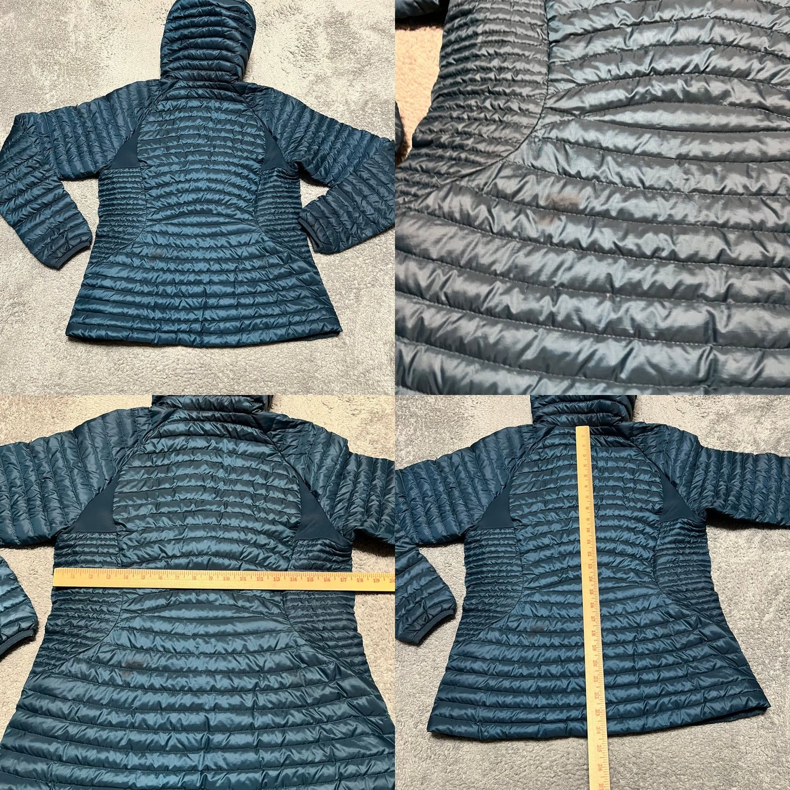 Eddie Bauer VINTAGE Eddie Bauer Puffer Jacket Womens Medium Blue Green Pertex EB800 Down Coat flaw Size M / US 6-8 / IT 42-44 - 8 Thumbnail