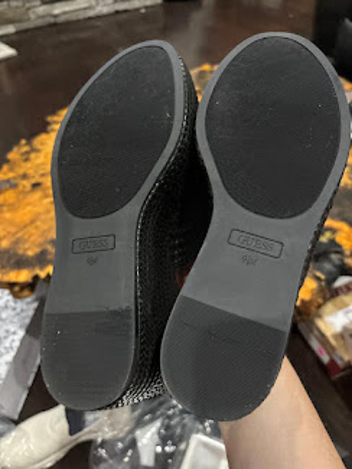 Guess GUESS Black Woven Wedge Sandals Size 9.5 NWOT Size US 9.5 / IT 39.5 - 4 Thumbnail