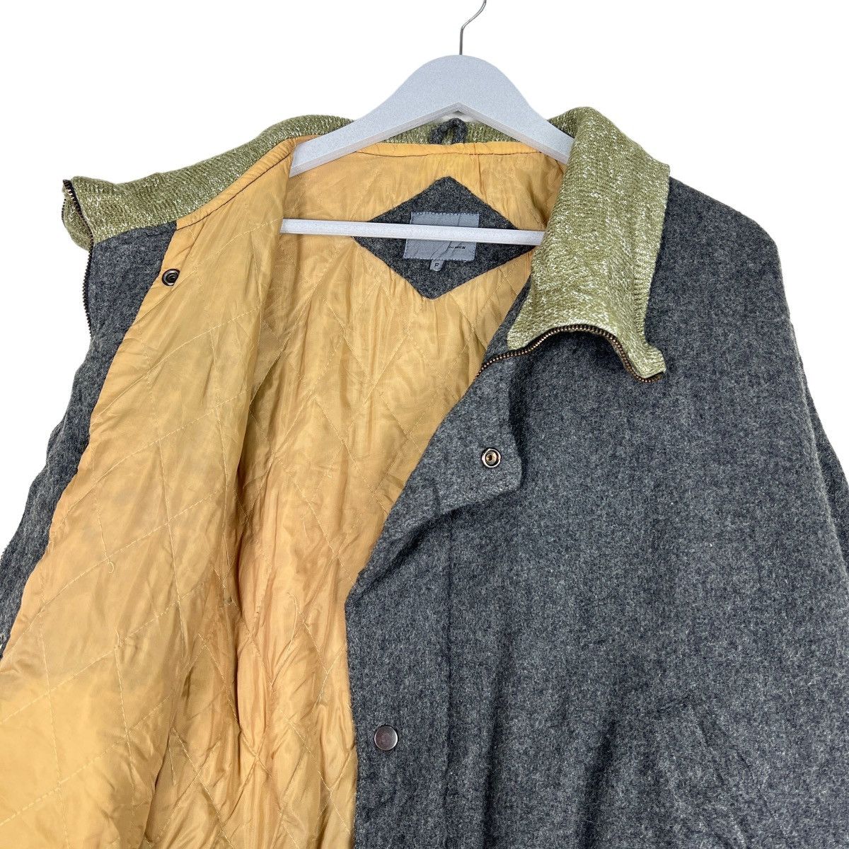 Japanese Brand 🔥 R & L INSPIRE BY ISSEY MIYAKE WOOL BOMBER JACKET Size US L / EU 52-54 / 3 - 10 Thumbnail