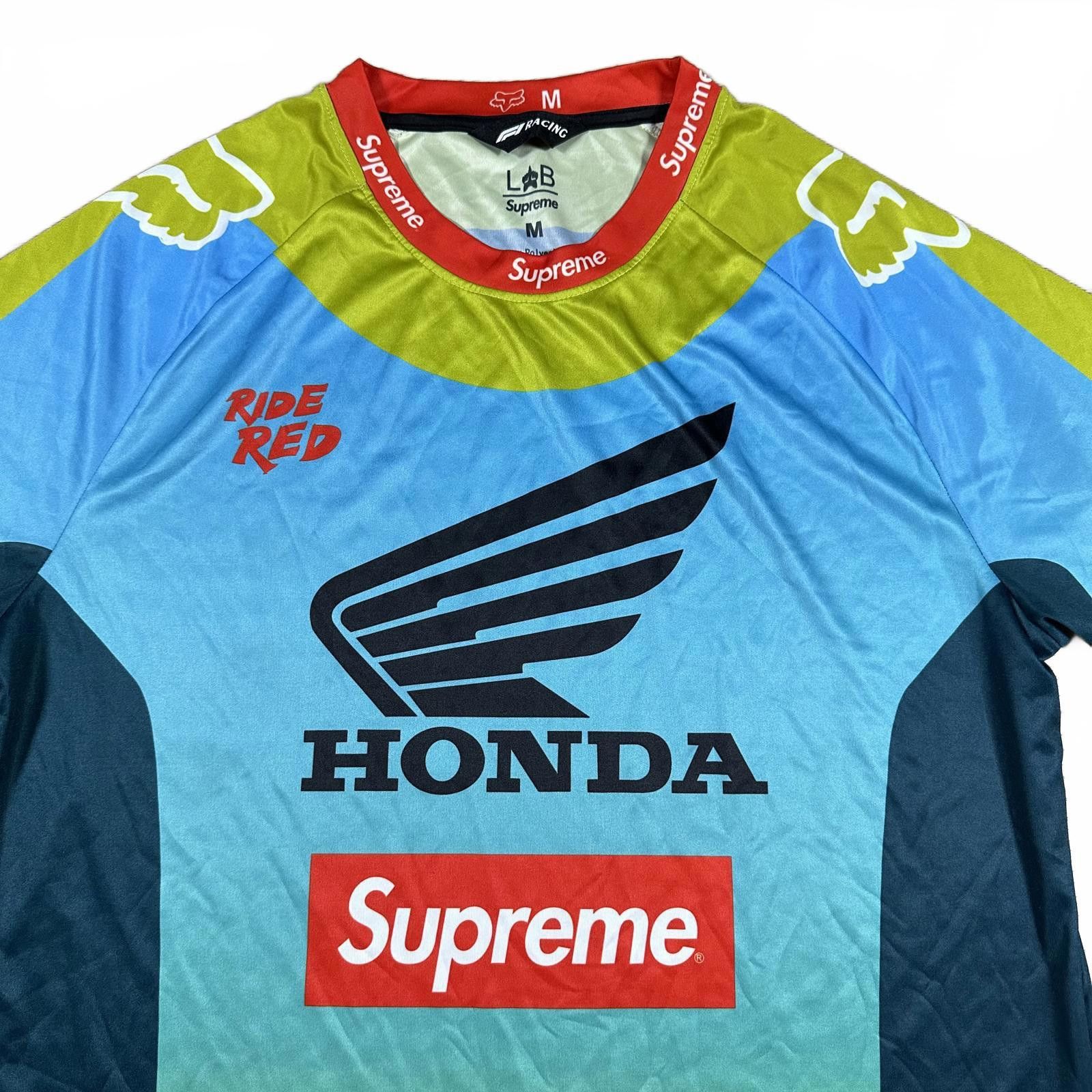 Fox Racing Fox Racing BMX Jersey M Blue Green Yellow Honda Supreme Size US M / EU 48-50 / 2 - 4 Thumbnail