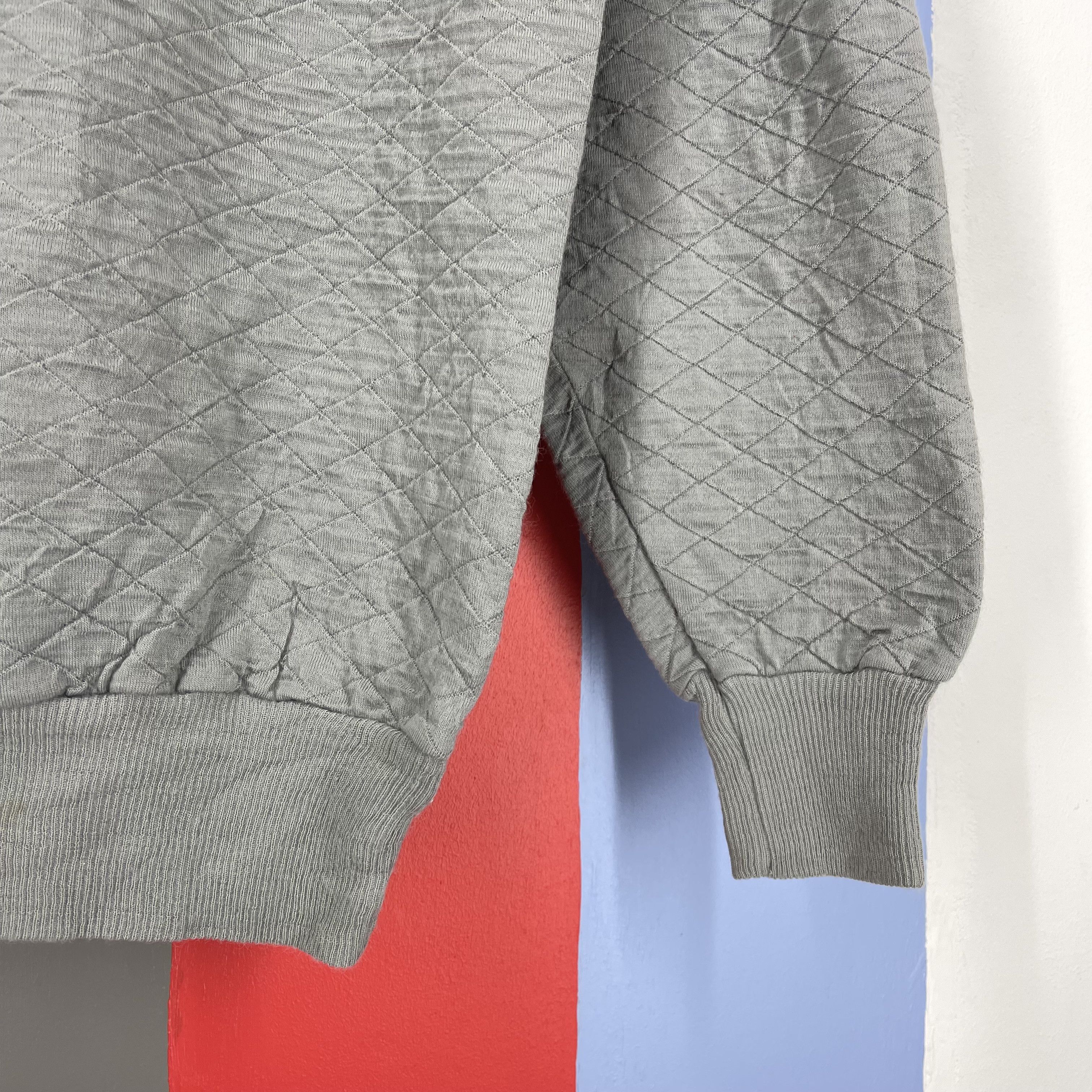 Vintage 90s SANDS LONDON Quilted Acrylic Sweatshirt #1247/AR Size US S / EU 44-46 / 1 - 7 Thumbnail