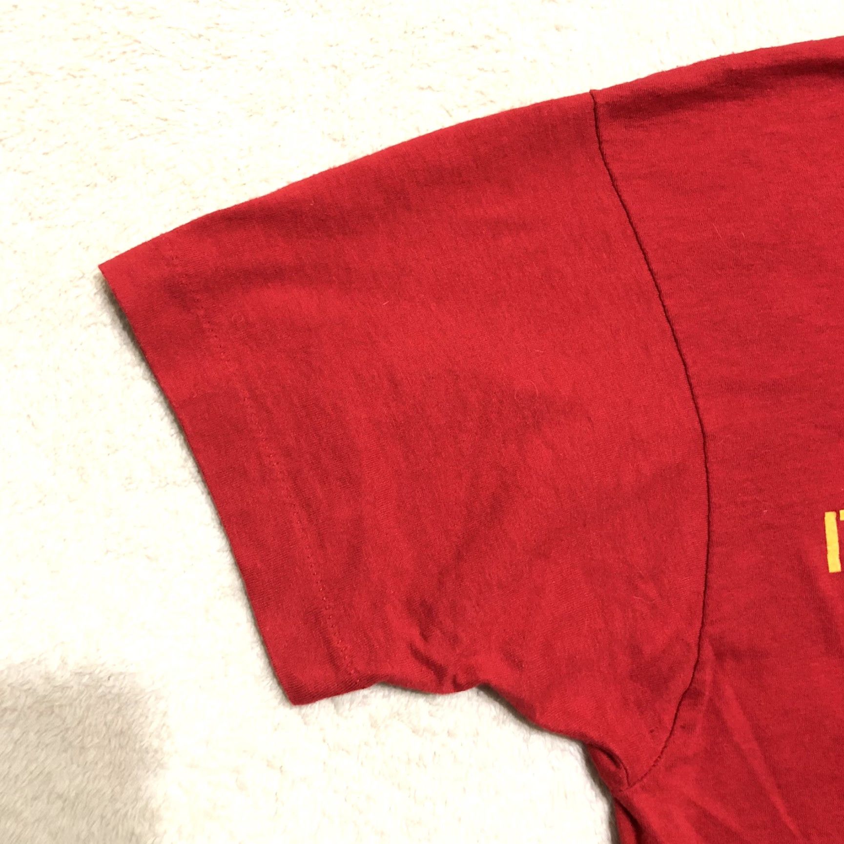 Vintage VINTAGE United States Marine Corps T-Shirt Red 80s Mens L Screen Stars USMC Logo Single Stitch Crew Neck Short Sleeve Cotton Vintage 80s Mens T-Shirt Size US L / EU 52-54 / 3 - 3 Thumbnail