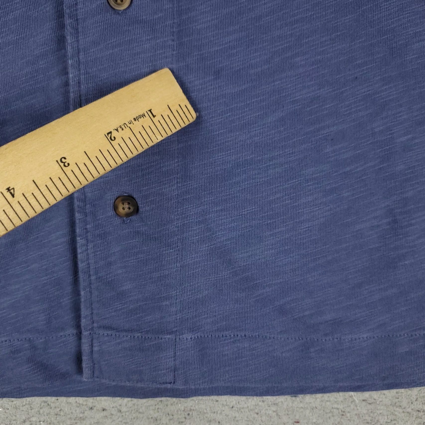 UNTUCKit UNTUCKit Shirt Mens L Blue Cotton Camp Collar Casual Button Up Short Sleeve Size US L / EU 52-54 / 3 - 3 Thumbnail