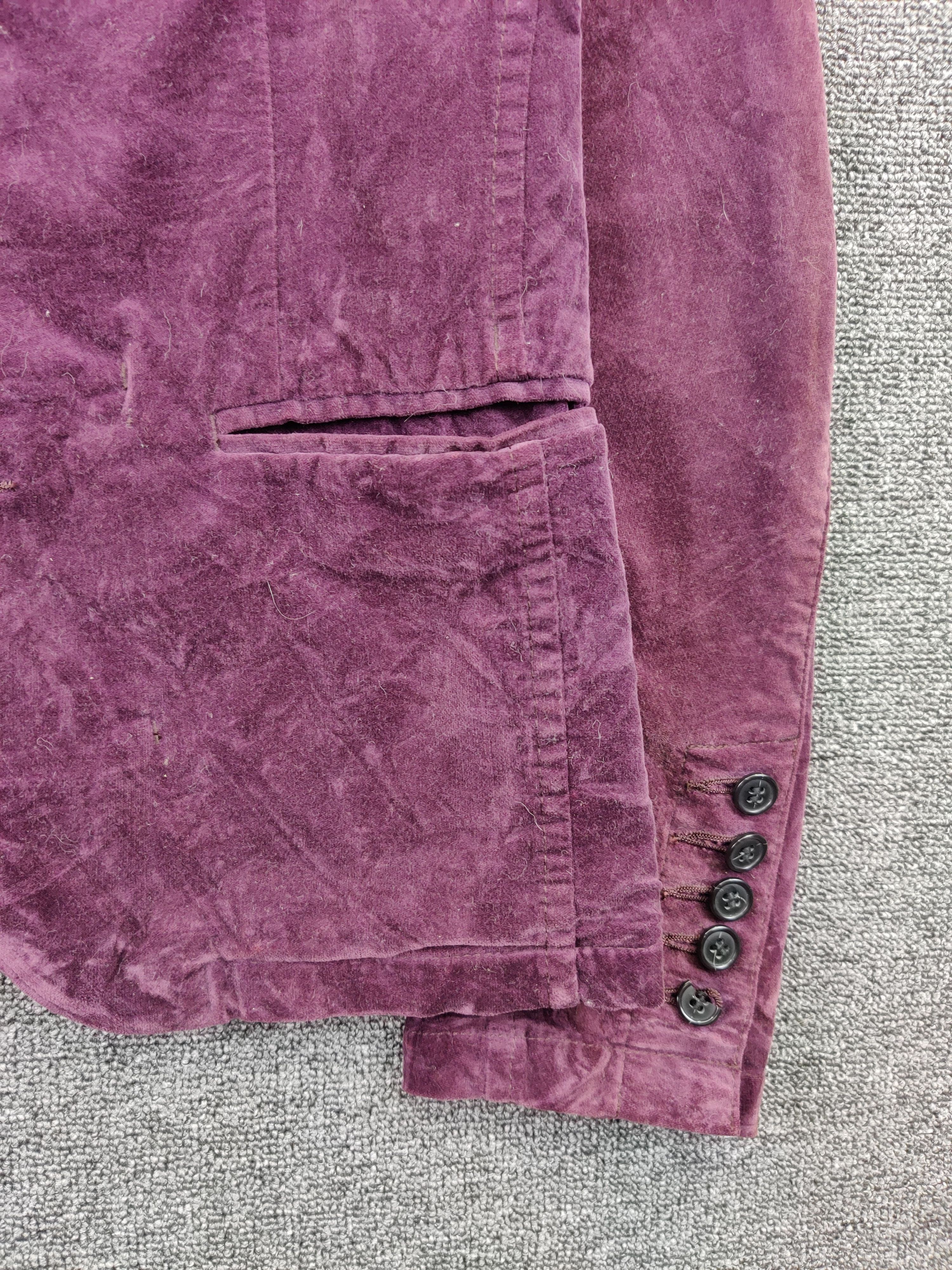 CABANE de ZUCCa Vintage Cabane De Zucca Velvet Single Breasted Blazer Size US S / EU 44-46 / 1 - 3 Thumbnail