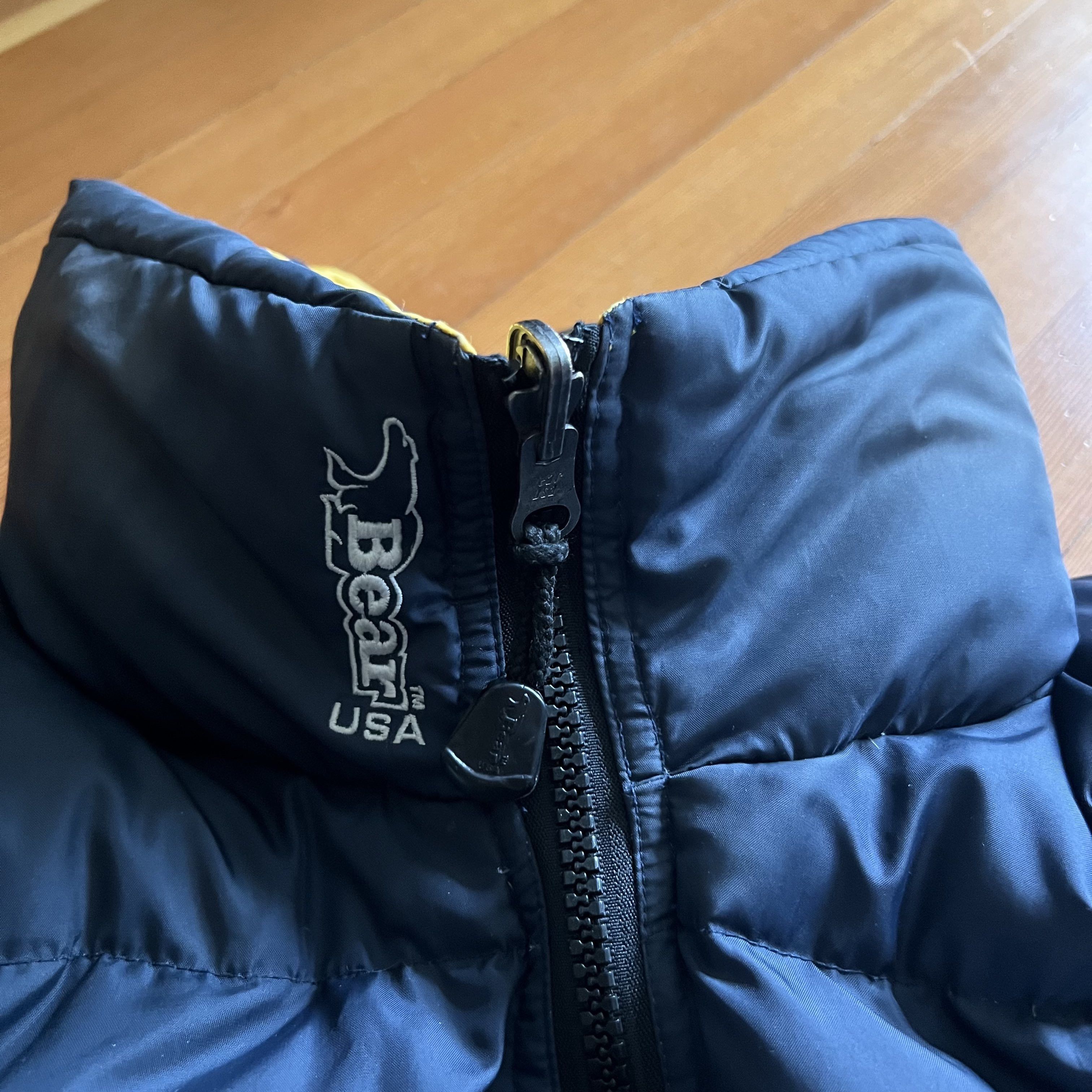 Rap Tees Vintage BEAR USA Reversible Bubble Down Jacket Y2K Size US L / EU 52-54 / 3 - 7 Thumbnail