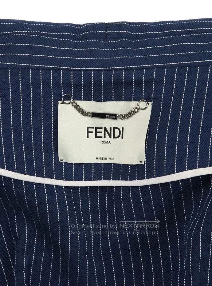 Fendi fendi fitted denim jacket from 2018 runway. Size US S / EU 44-46 / 1 - 5 Thumbnail