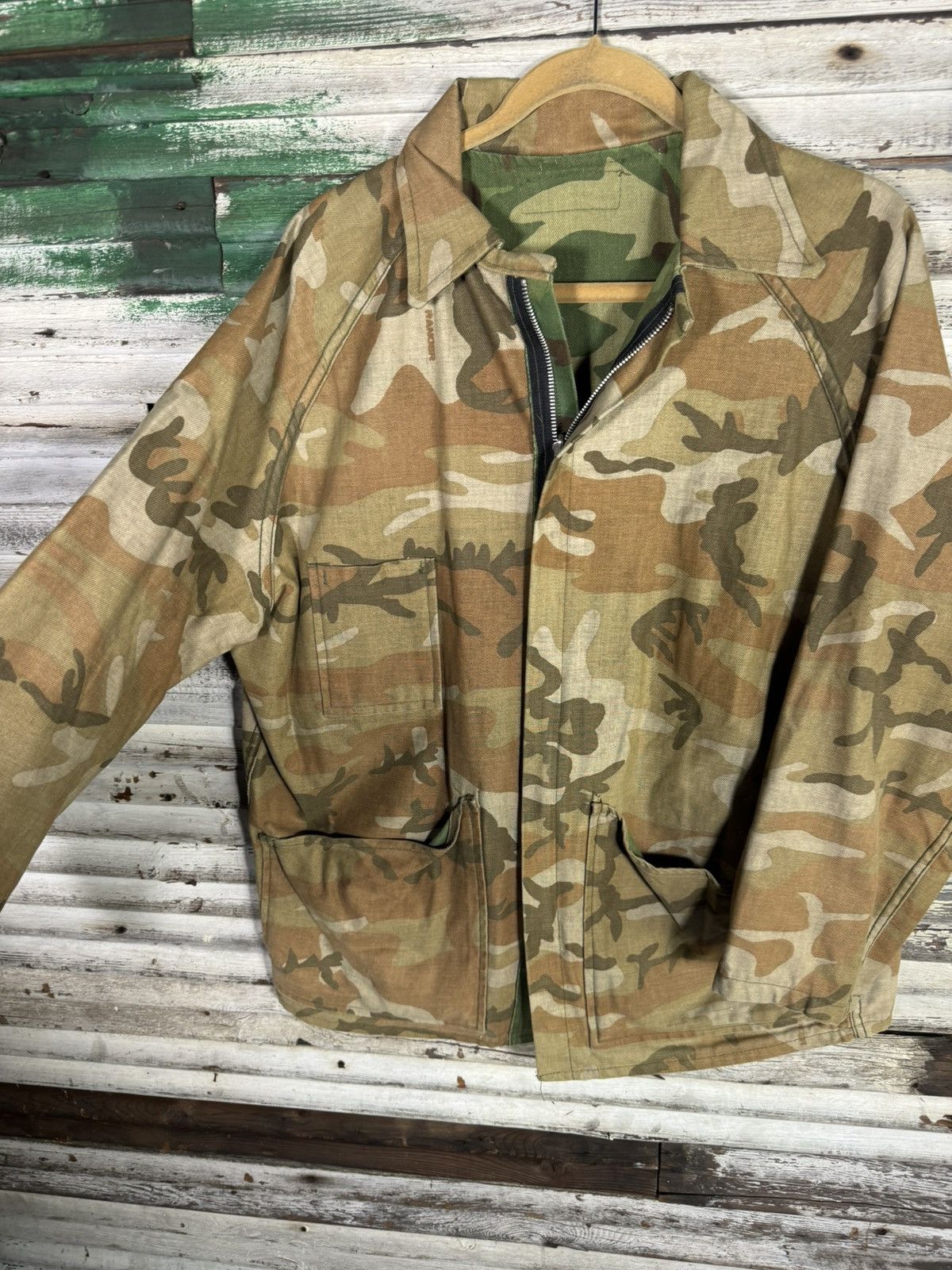 Vintage Vintage Reversible Camo Jacket Size US L / EU 52-54 / 3 - 5 Thumbnail