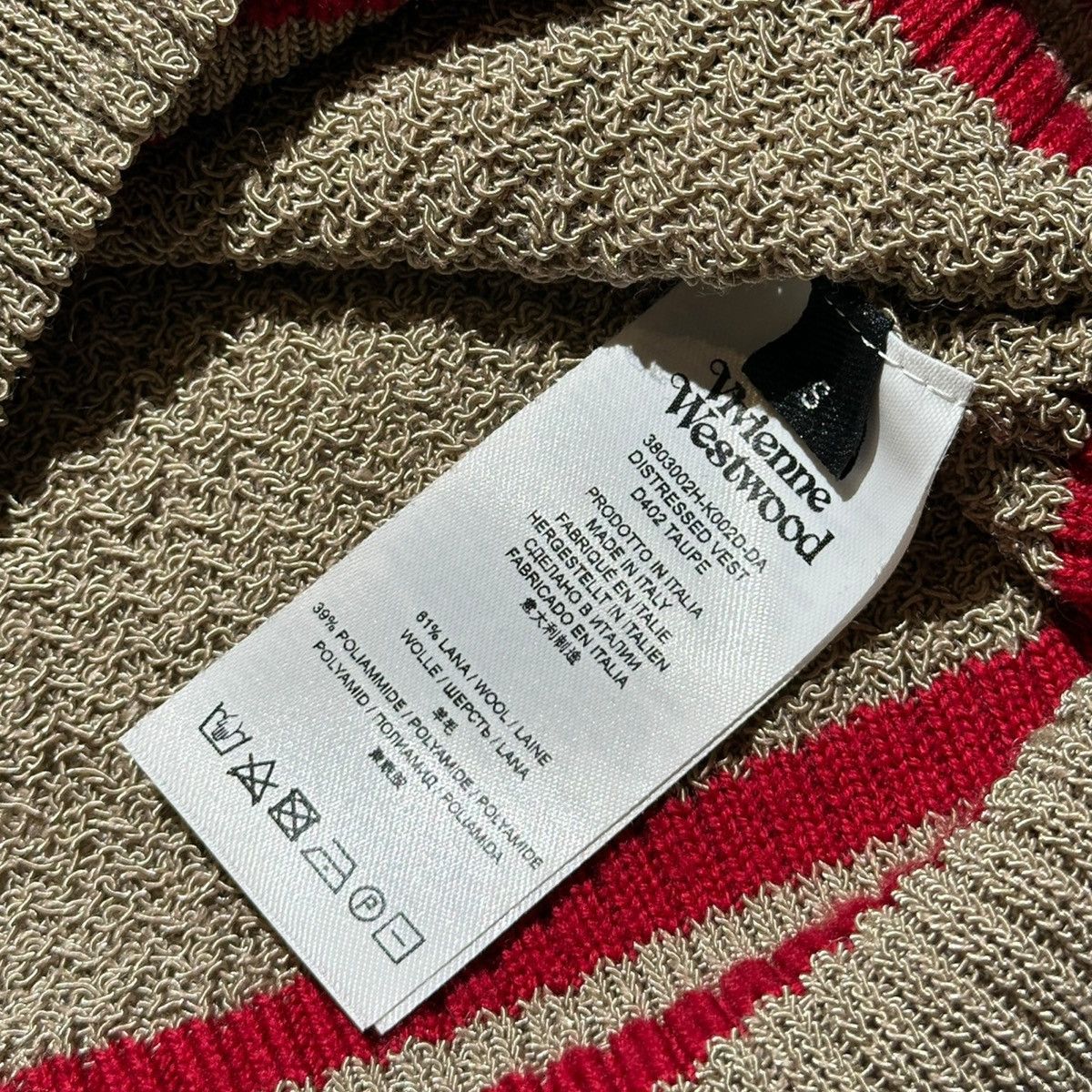 Vivienne Westwood Unisex distressed knit sweater vest Size US S / EU 44-46 / 1 - 5 Thumbnail